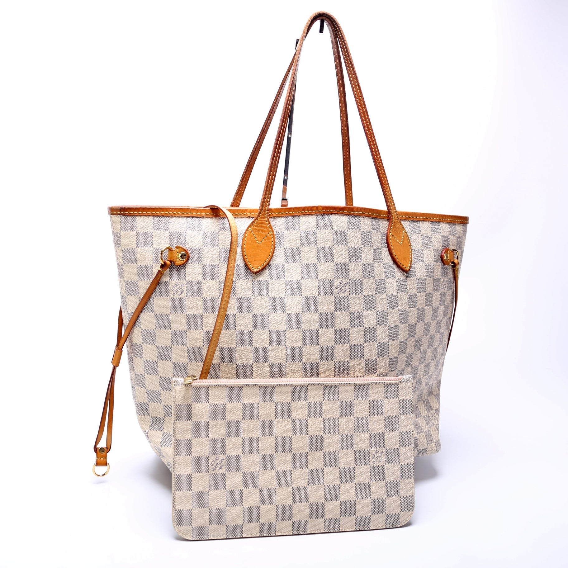 Louis Vuitton Neverfull W MM Damer Azur Wallet Case Azur 1