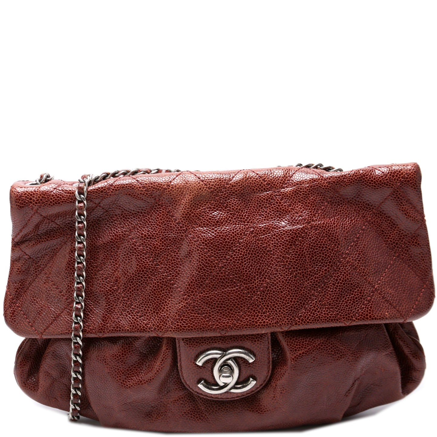 Chanel Coco Pleats Flap Caviar 16M Handbag