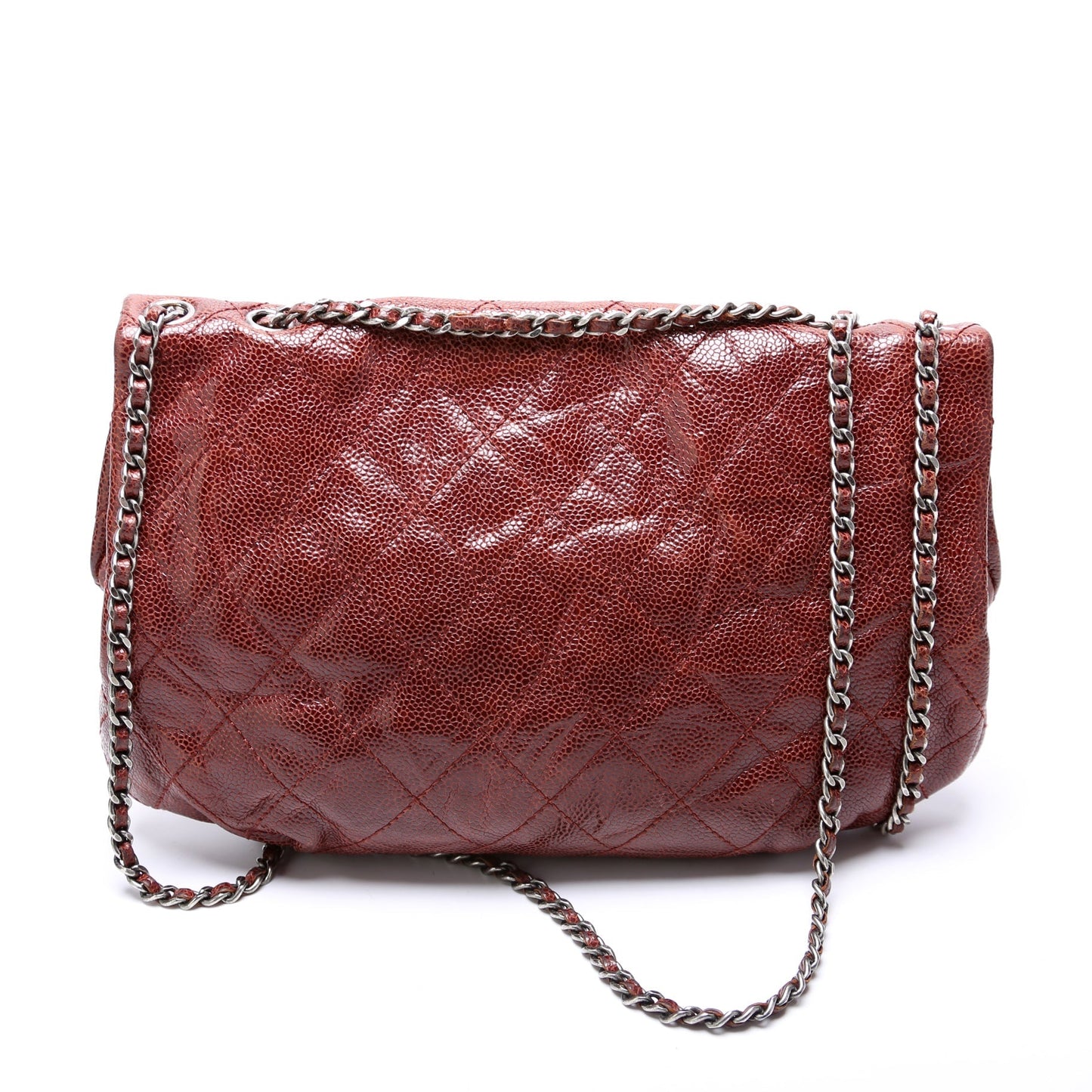 Chanel Coco Pleats Flap Caviar 16M Handbag