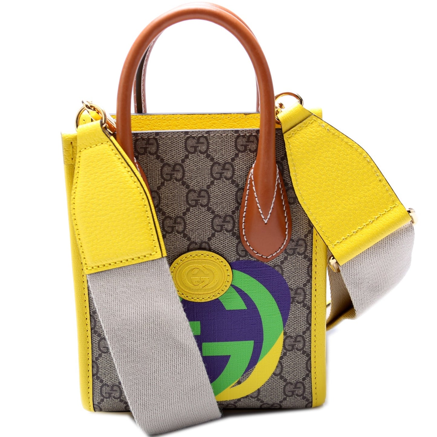 Gucci Interlocking G Heart Mini Tote Bag