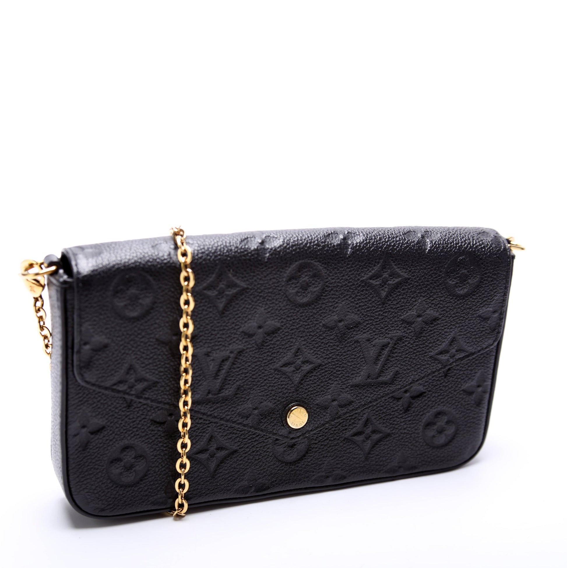 Louis Vuitton Pochette Felicie Empreinte Clutch Bag Empreinte 55
