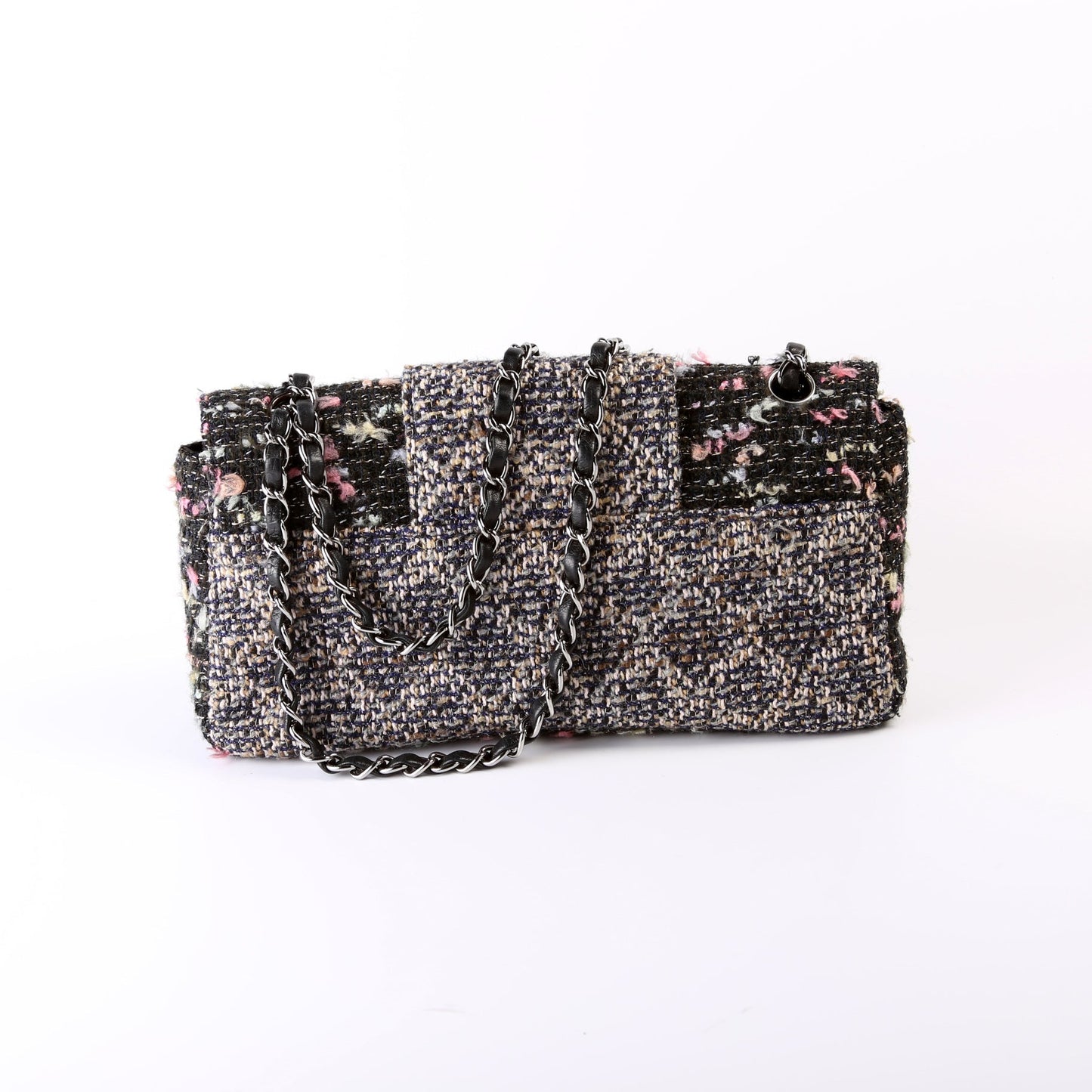 Chanel CC Single Flap Tweed 9M Handbag 9M 1