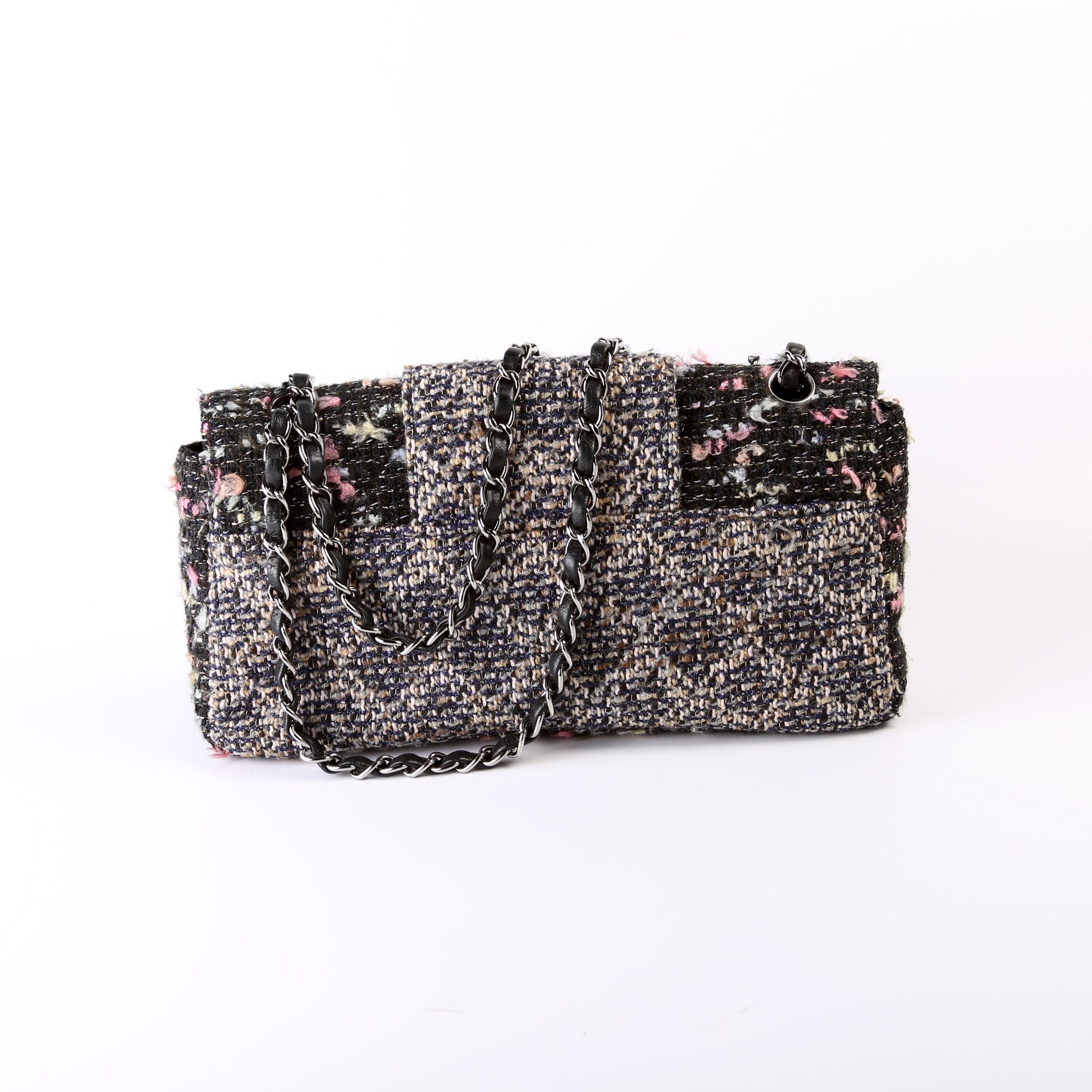 Chanel CC Single Flap Tweed 9M Handbag 9M 1