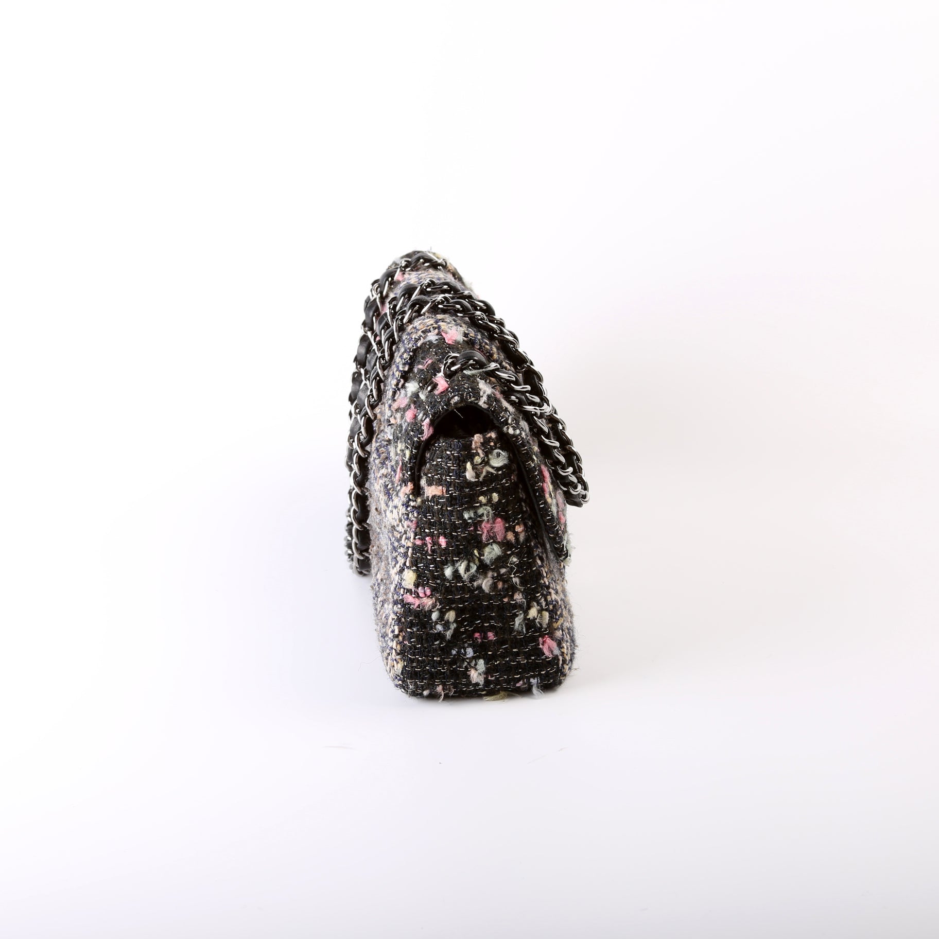 Chanel CC Single Flap Tweed 9M Handbag 9M 1