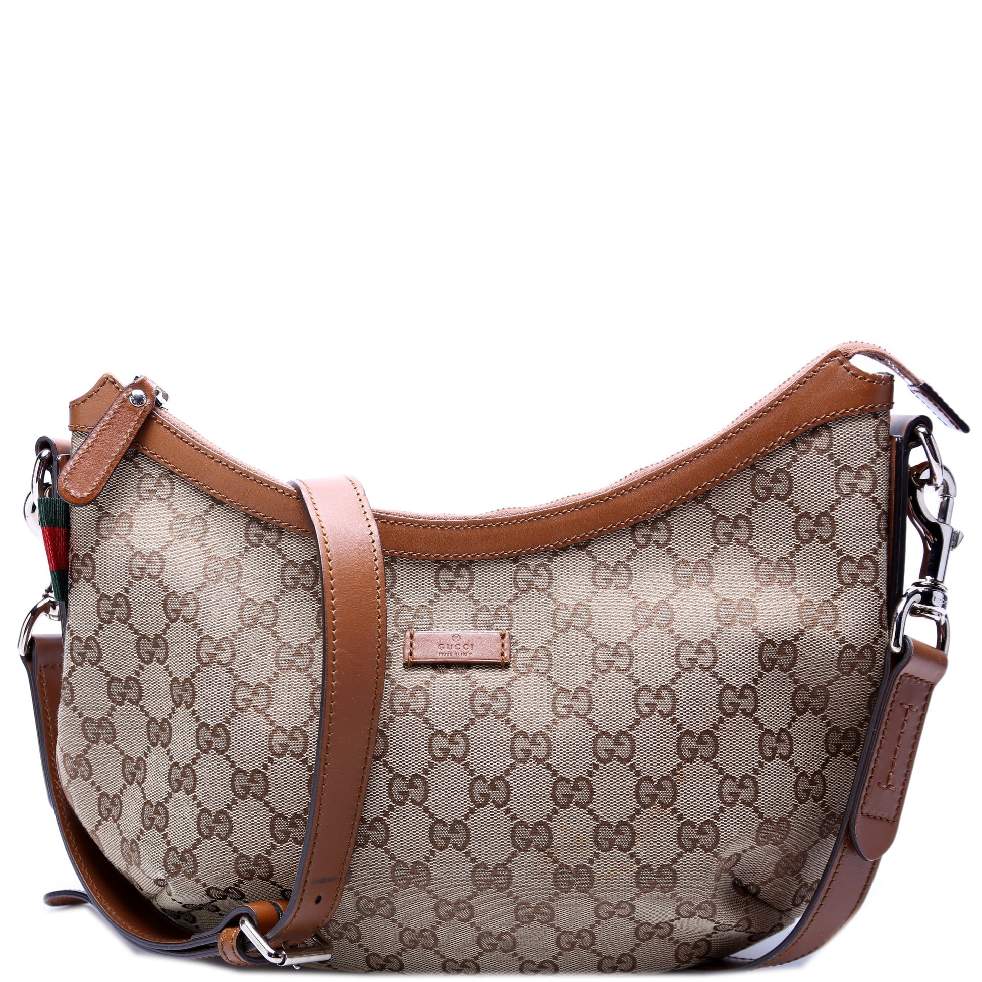 Gucci GG Half Moon Canvas Travel Bag