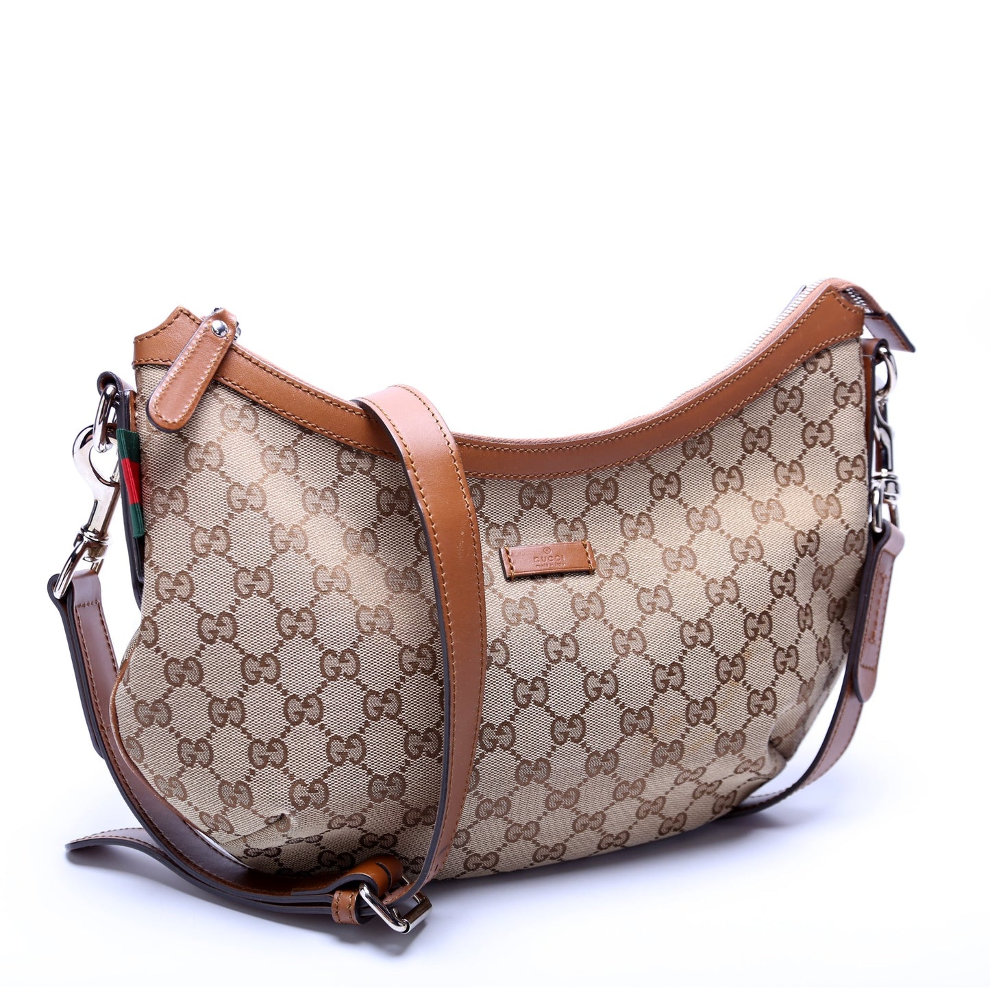 Gucci GG Half Moon Canvas Travel Bag