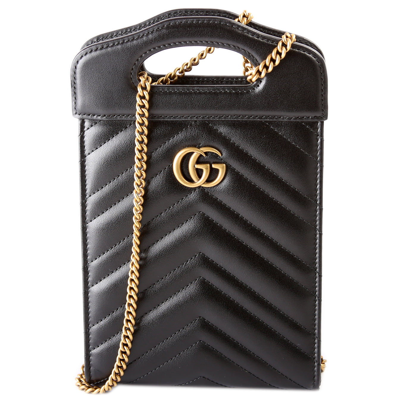 Gucci GG Marmont Top Slip Handle Travel Bag