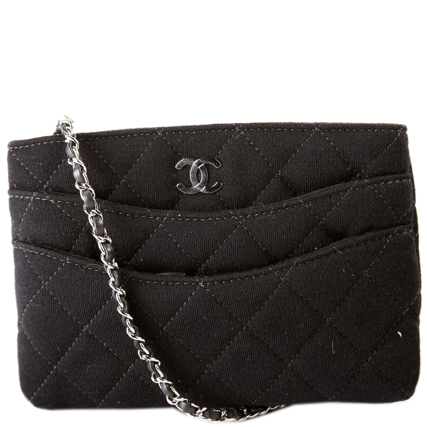 Chanel CC Quilted Jersey Uniform 29M Crossbody Bag