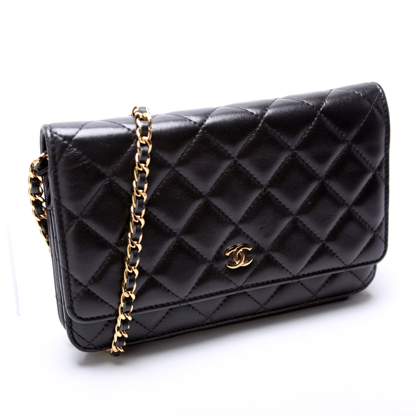 Chanel WOC Classic Quilted Lambskin Clutch Bag Lambskin 4