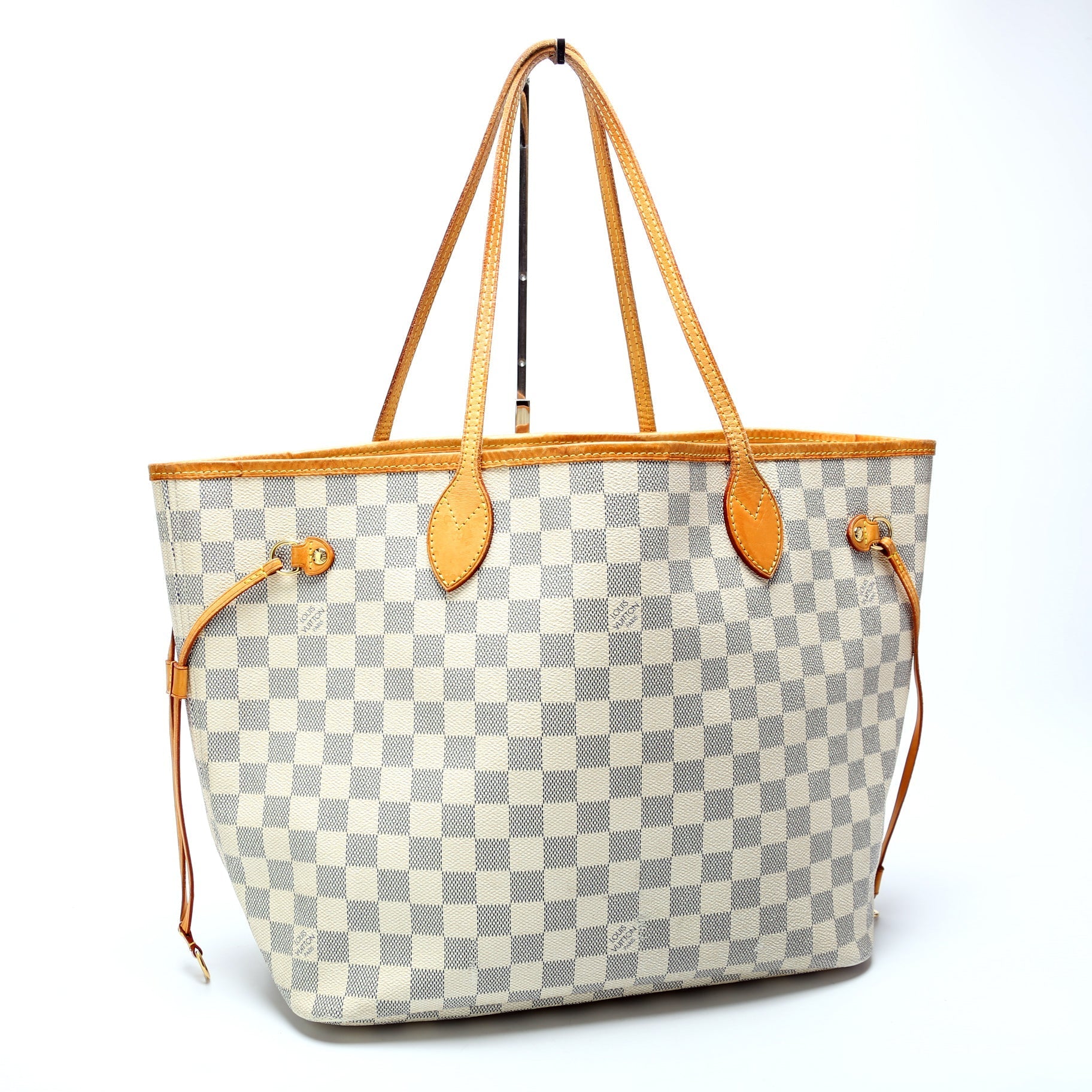 Louis Vuitton Neverfull MM Azur Damier Tote Bag Azur 27