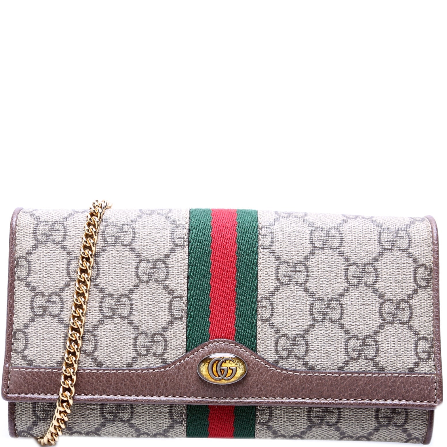 Gucci Ophidia GG Supreme Chain Wallet Case Wallet 1