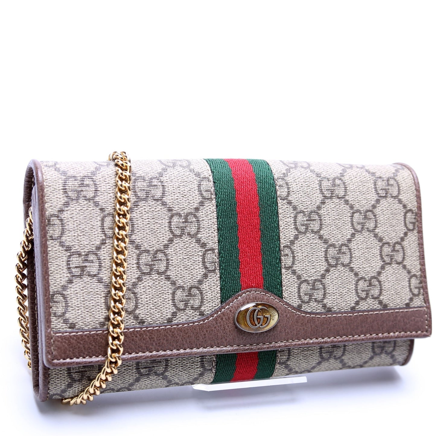 Gucci Ophidia GG Supreme Chain Wallet Case Wallet 1