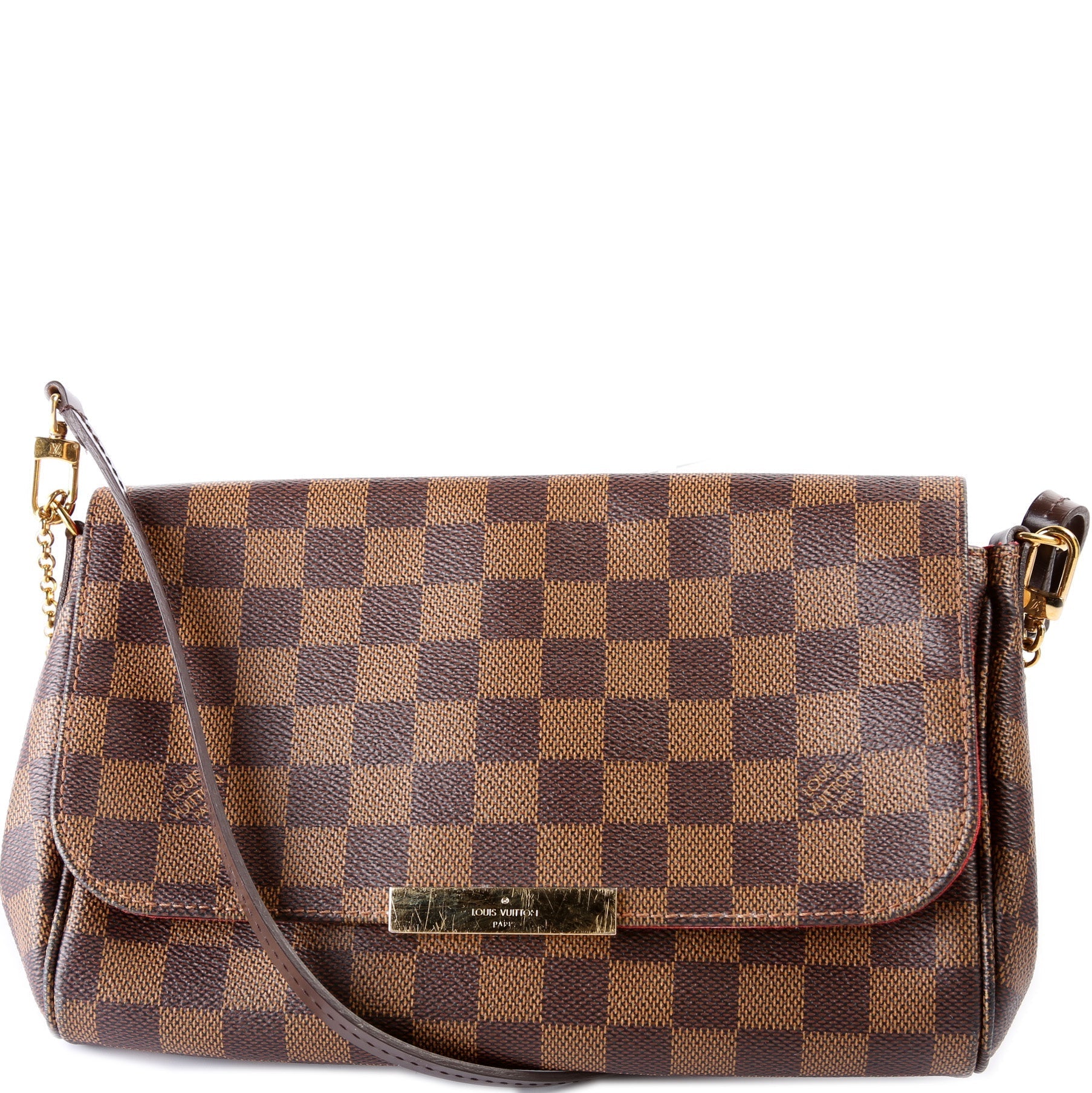 Louis Vuitton Favorite MM Ebene Damier Handbag Ebene 19