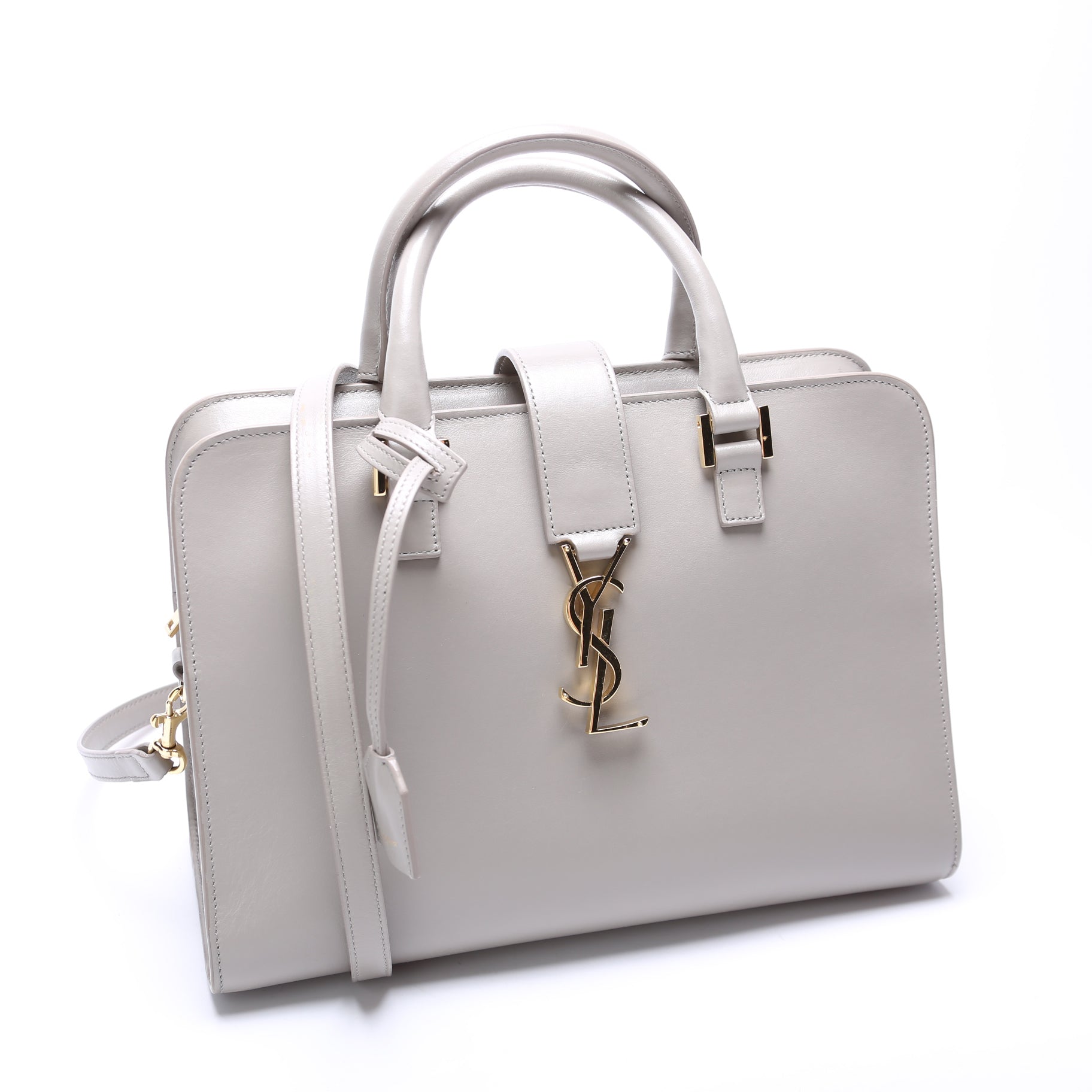 YSL Saint Laurent Saint Laurent Cabas Smooth Bag Leather Small Travel Bag