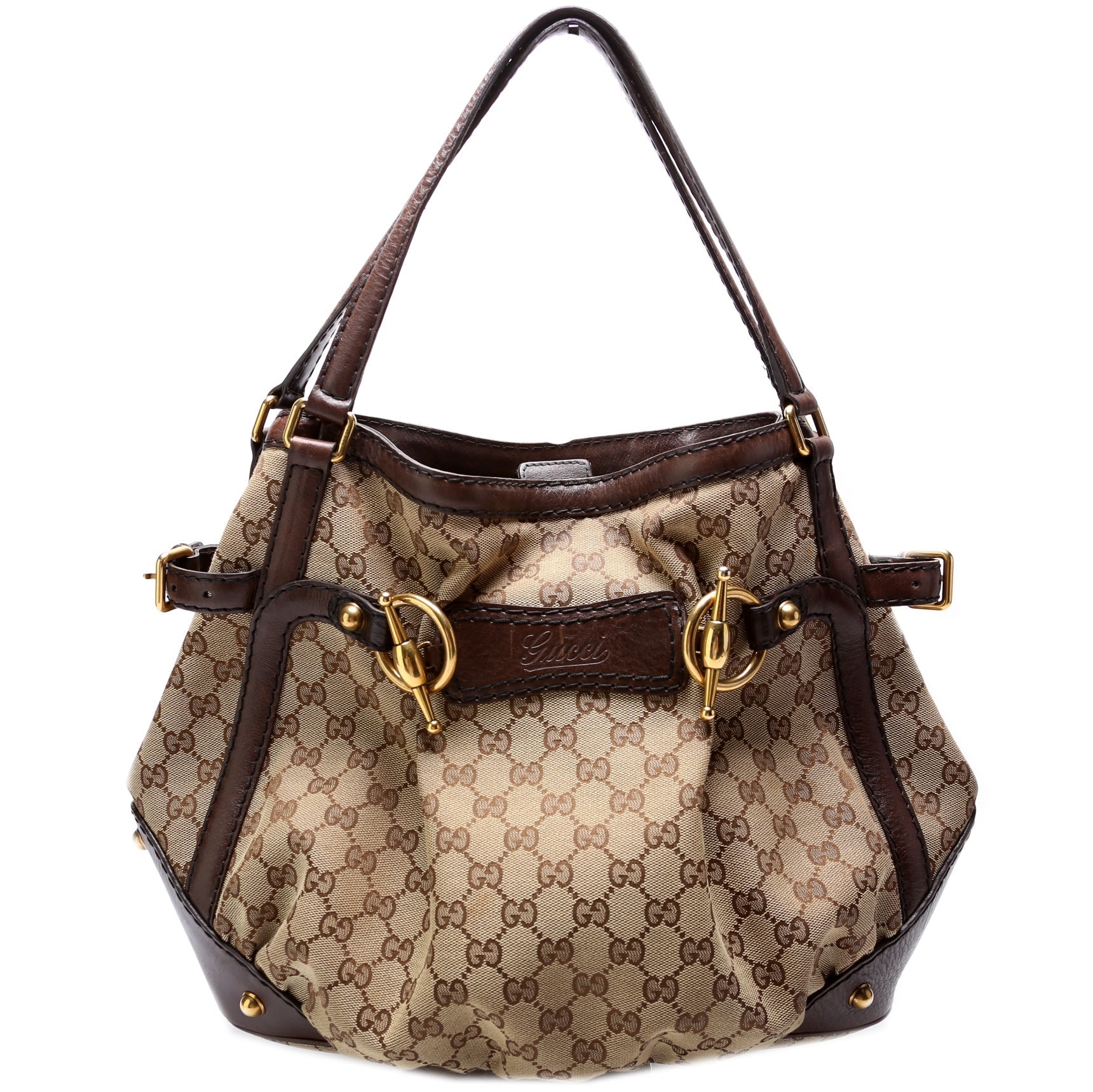 Gucci GG Jockey Canvas Medium Tote Bag