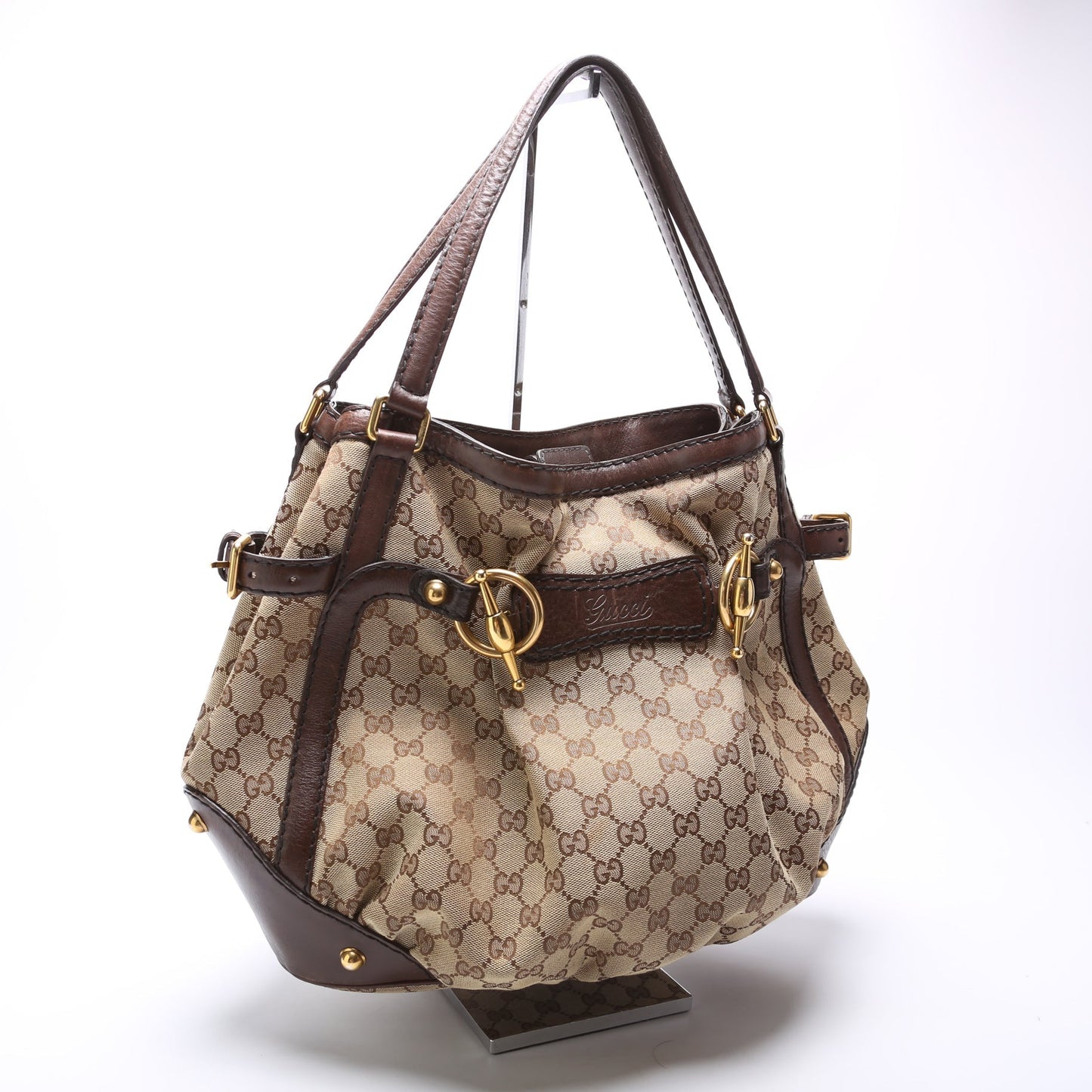 Gucci GG Jockey Canvas Medium Tote Bag