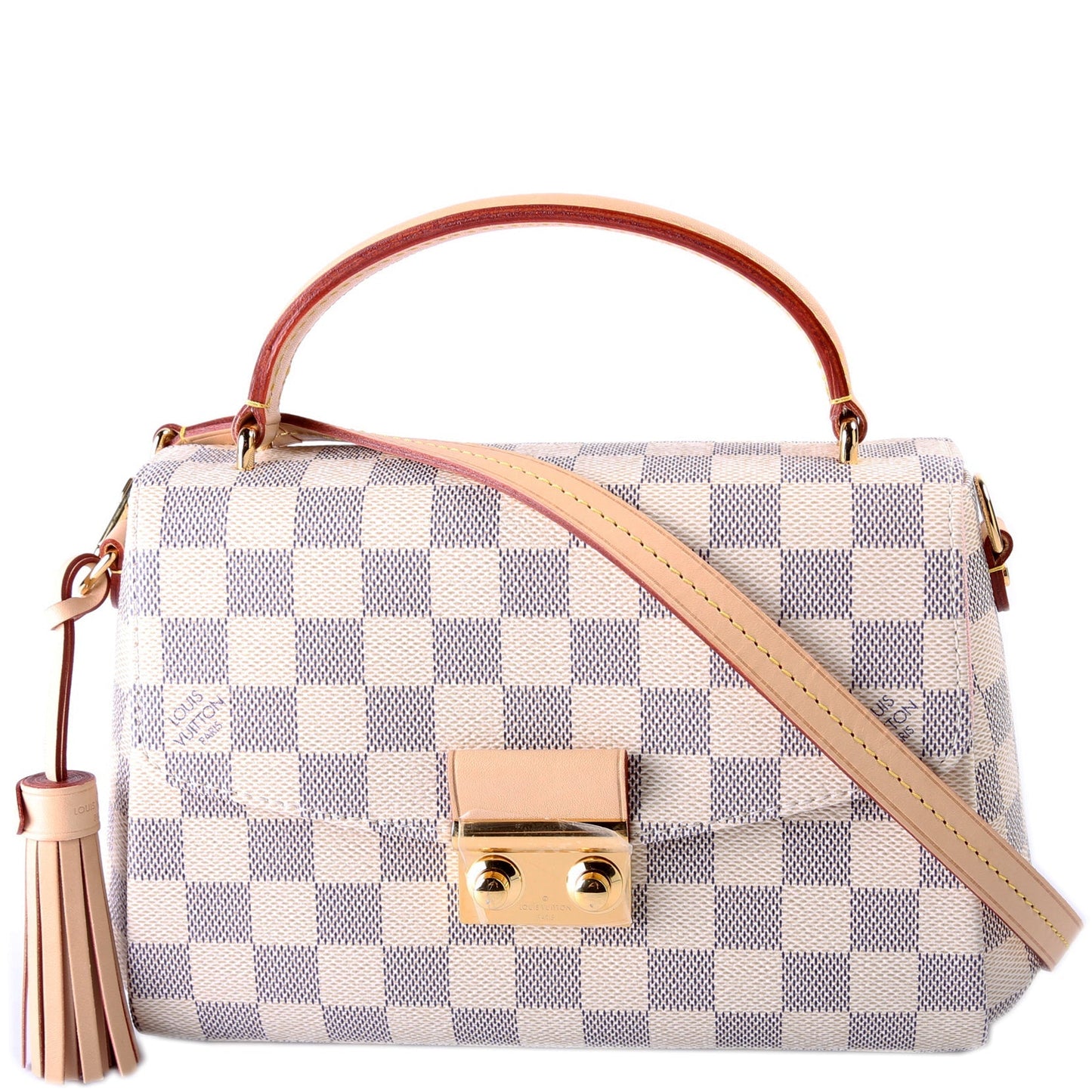 Louis Vuitton Croisette Azur Damier Handbag Azur 9