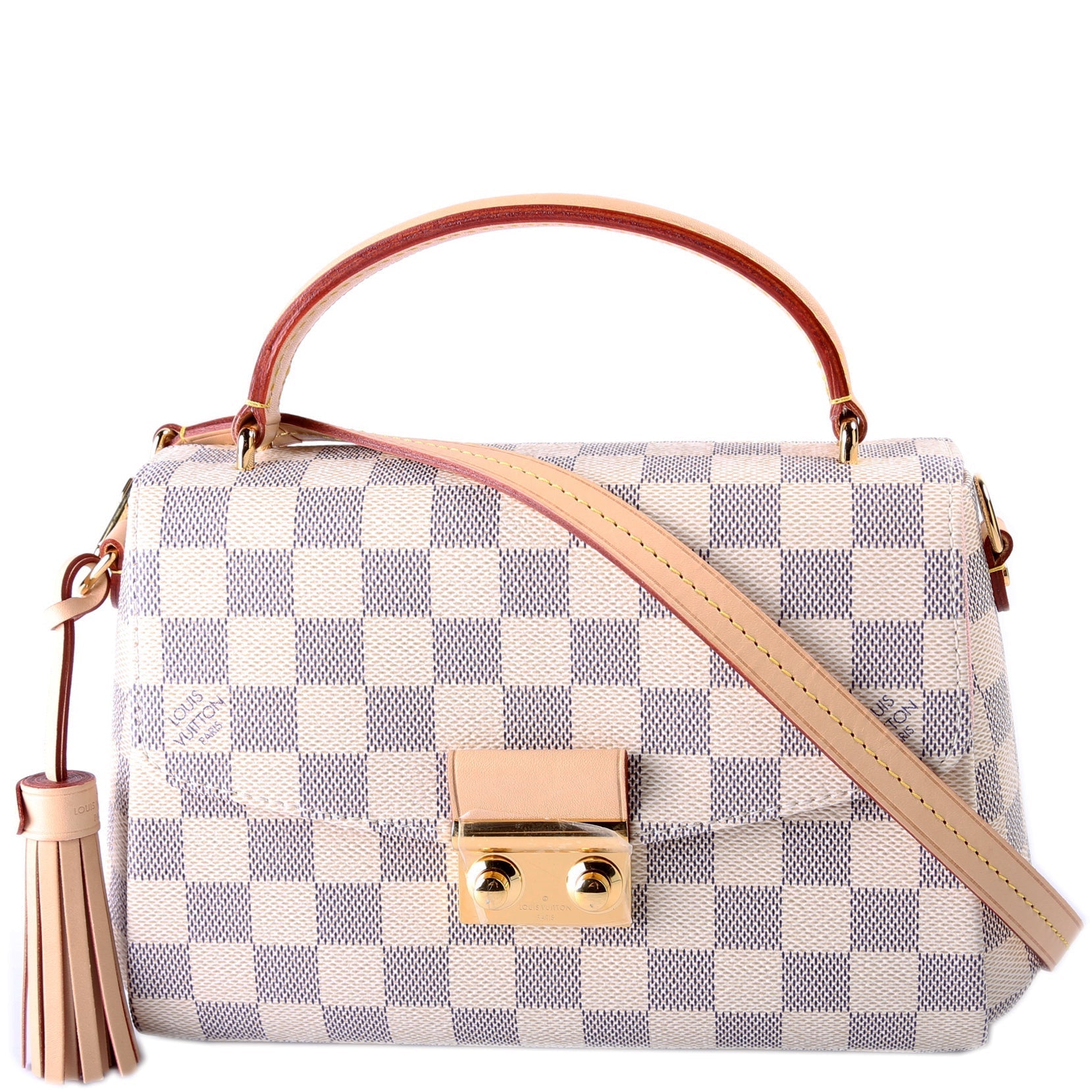 Louis Vuitton Croisette Azur Damier Handbag Azur 9