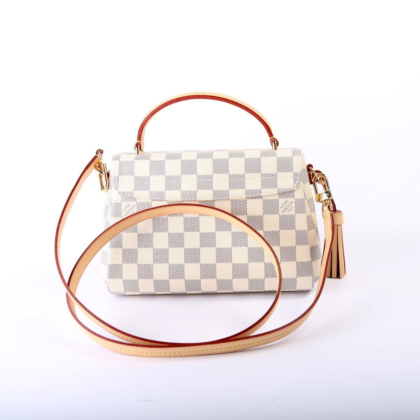 Louis Vuitton Croisette Azur Damier Handbag Azur 9