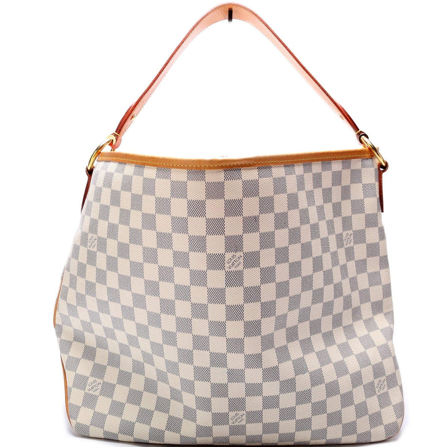 Louis Vuitton Delightful MM Azur Damier Handbag Azur 5