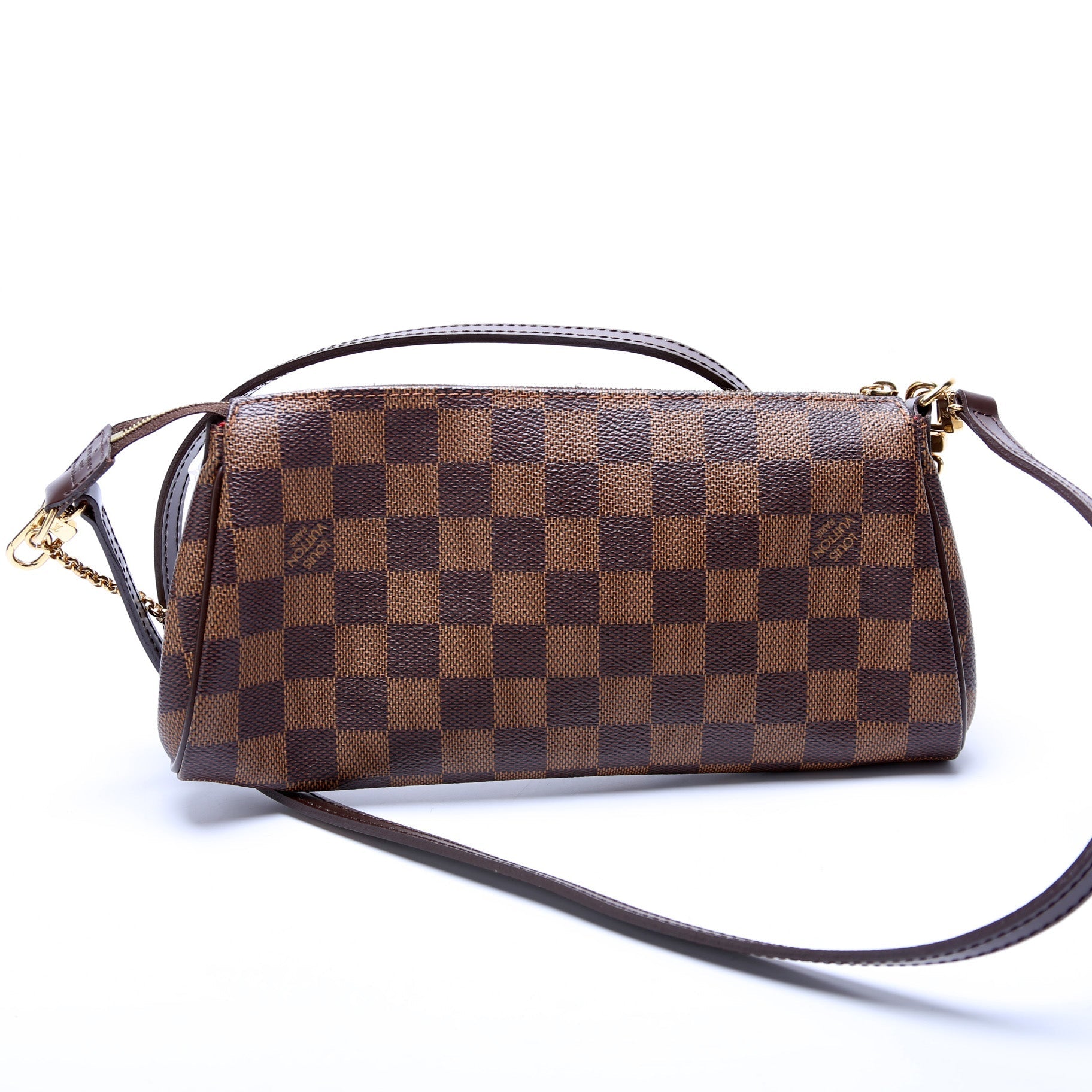Louis Vuitton Eva Ebene Damier Clutch Bag Ebene 6