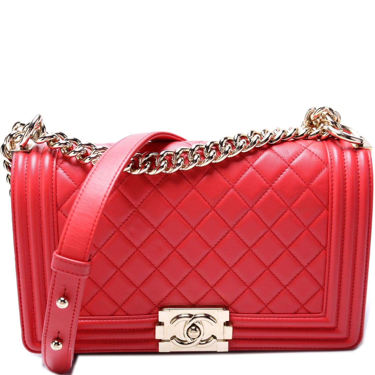 Chanel Boy Flap New Calfskin 27M Handbag Calfskin 27M