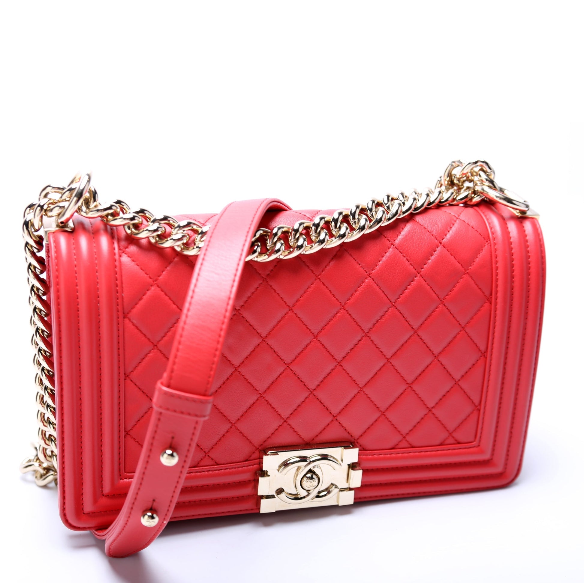 Chanel Boy Flap New Calfskin 27M Handbag Calfskin 27M