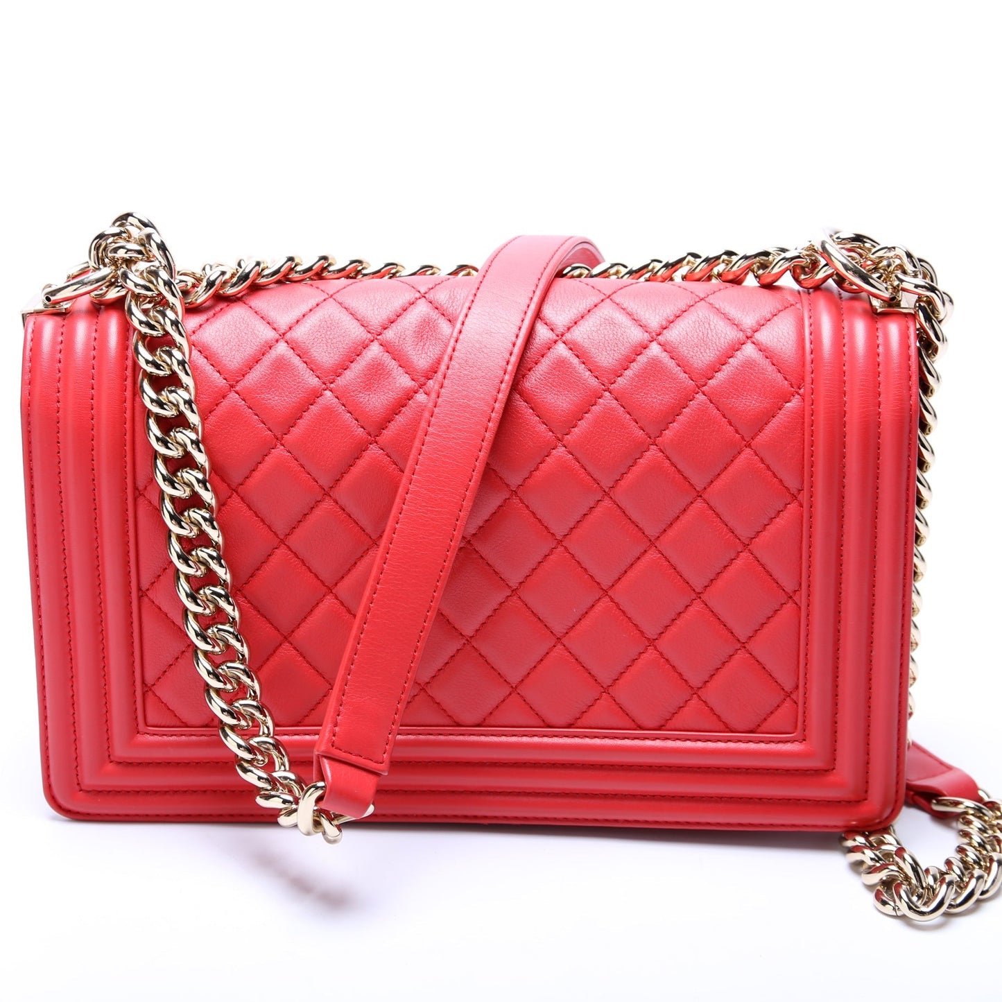 Chanel Boy Flap New Calfskin 27M Handbag Calfskin 27M