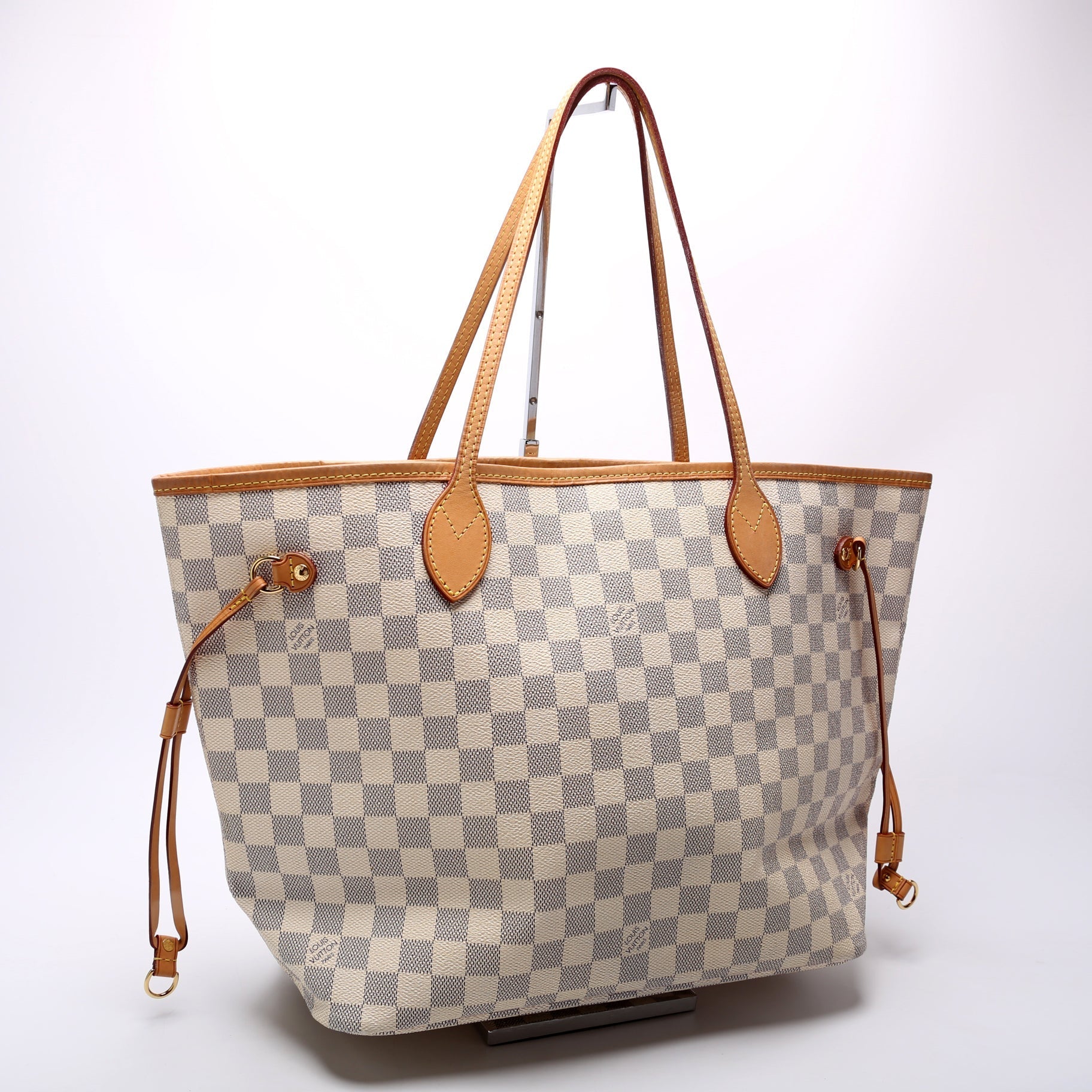 Louis Vuitton Neverfull MM Azur Damier Tote Bag Azur 40