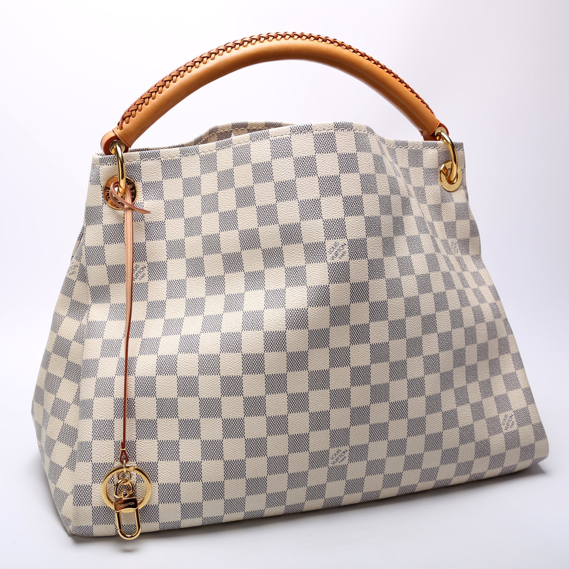 Louis Vuitton Artsy MM Azur Damier Handbag Azur 9
