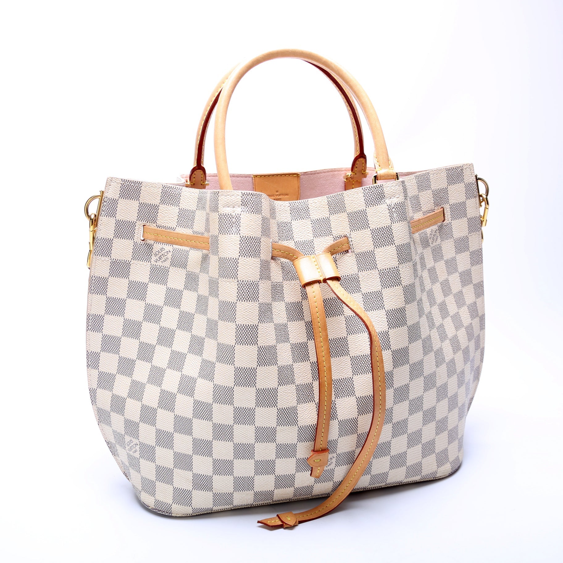 Louis Vuitton Girolata Azur Damier Handbag Azur 2
