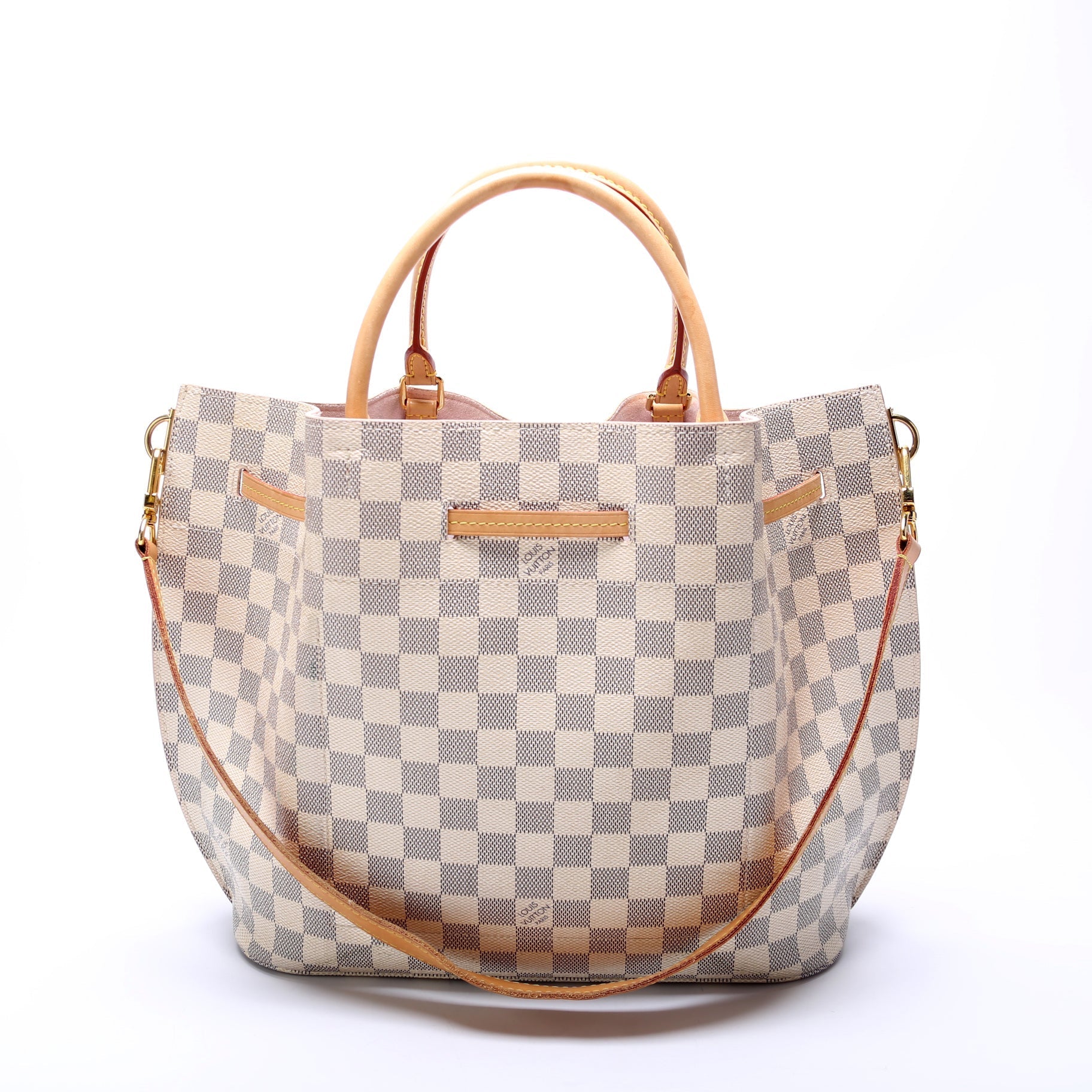 Louis Vuitton Girolata Azur Damier Handbag Azur 2
