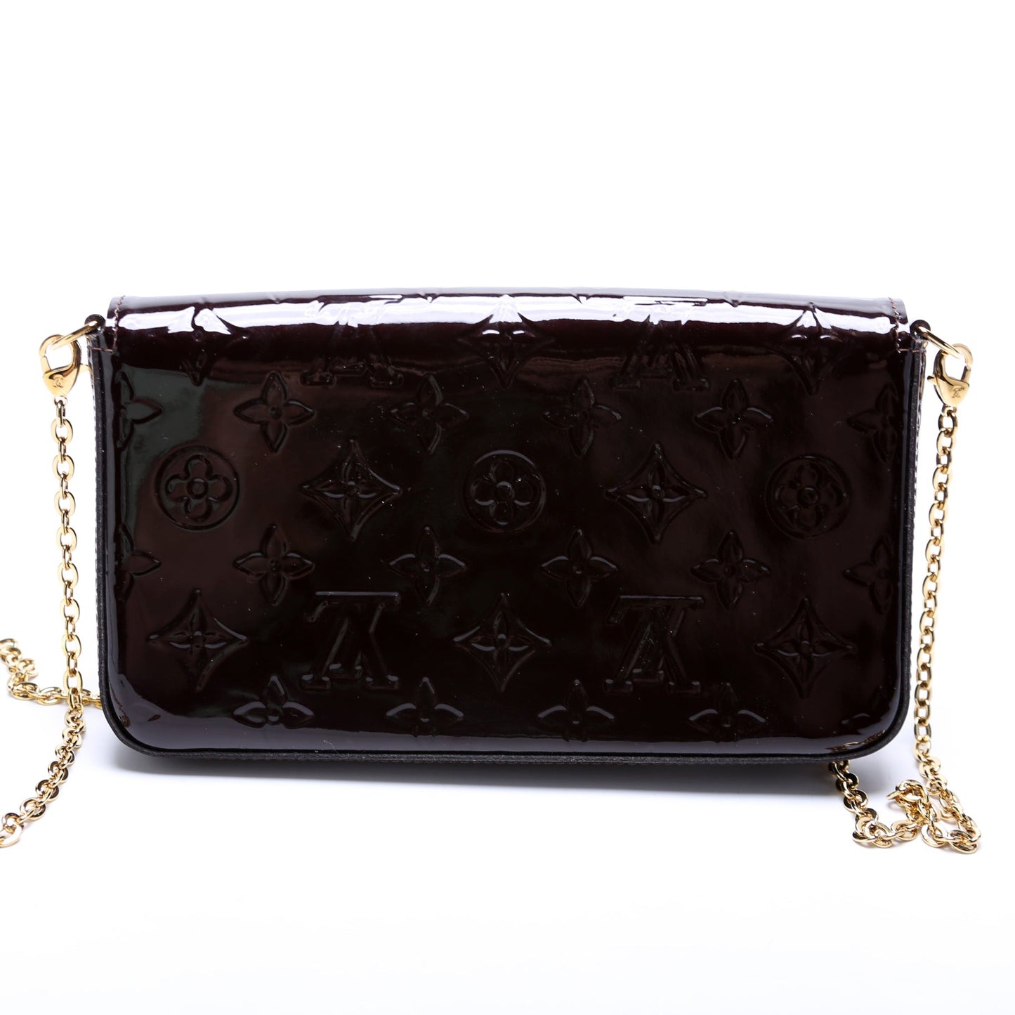 Louis Vuitton Pochette Felicie Vernis Clutch Bag Vernis 3