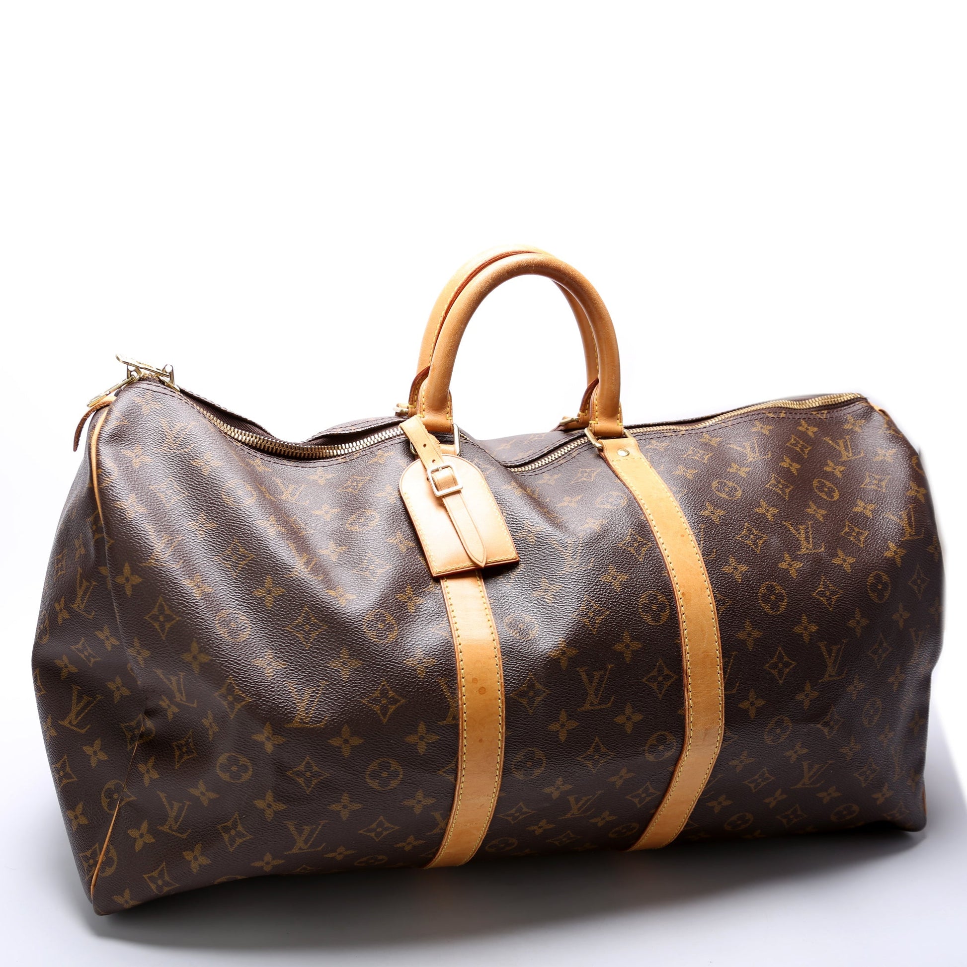 Louis Vuitton Keepall 55 Monogram Travel Bag Monogram 15