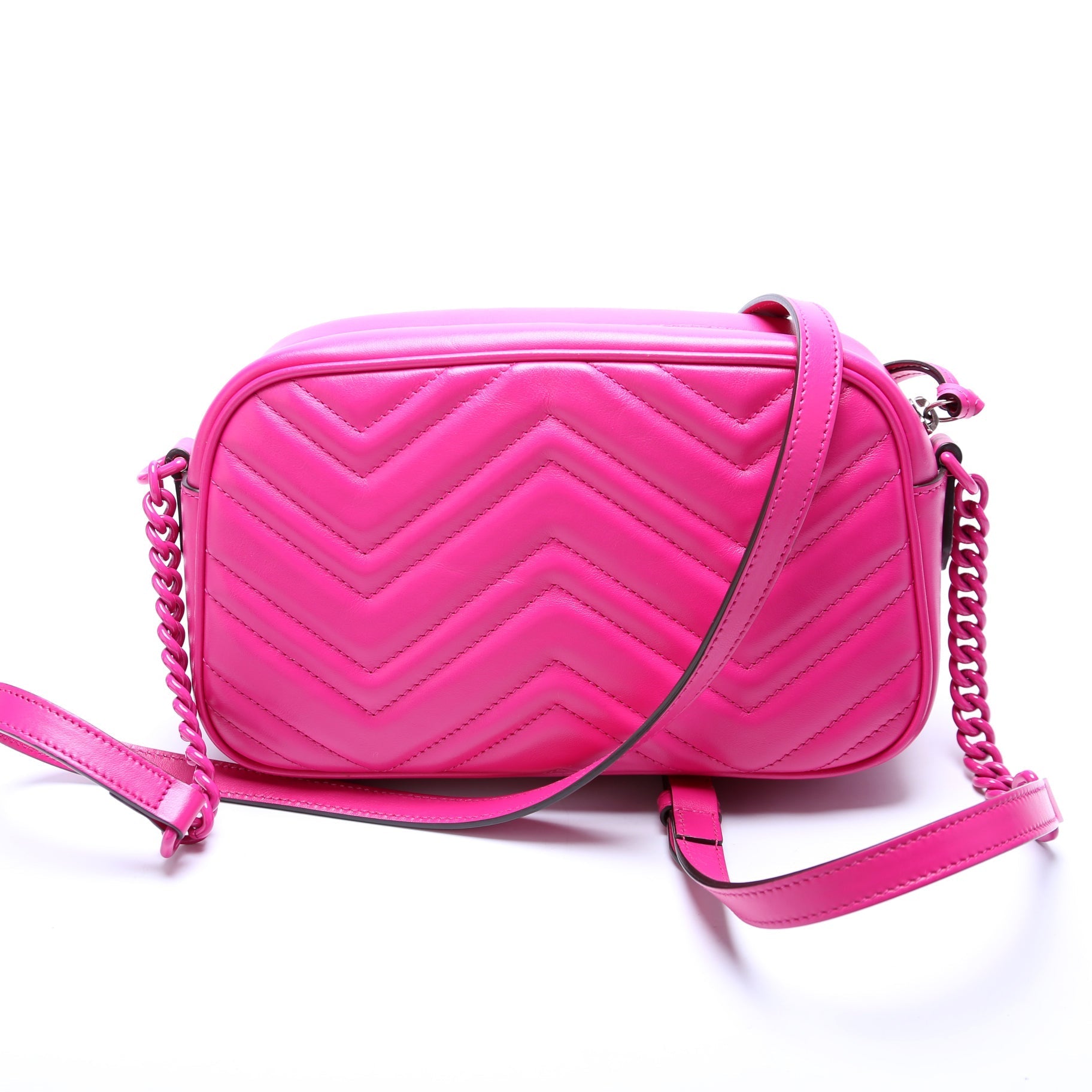 Gucci Marmont Monchrome Camera Leather Small Crossbody Bag