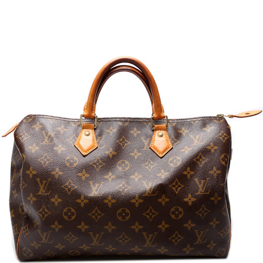 Louis Vuitton Speedy 35 Monogram Handbag Monogram 9
