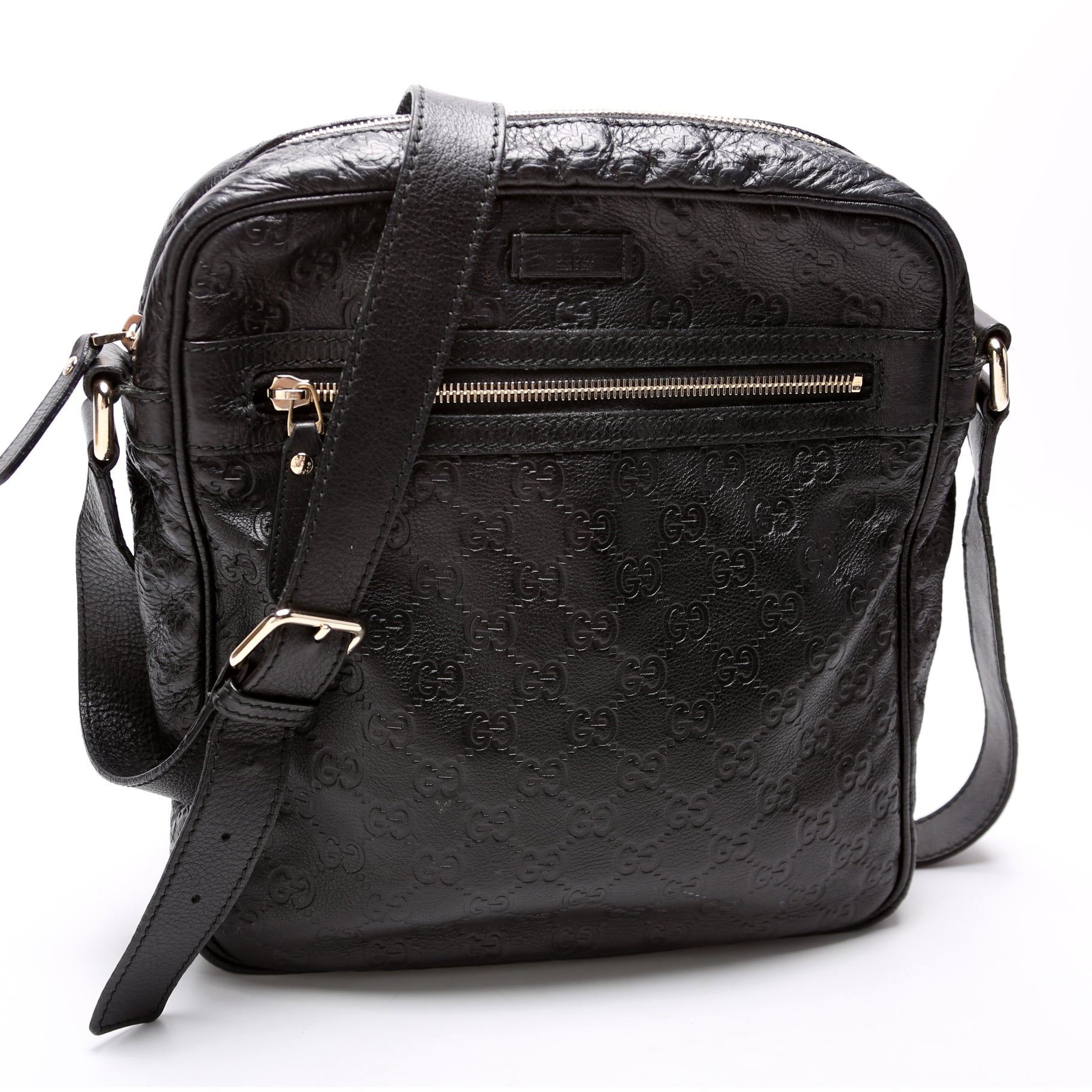 Gucci Messenger Leather Travel Bag