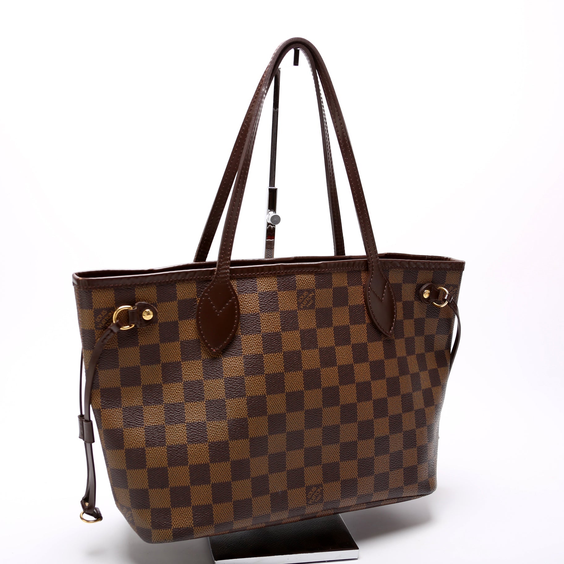 Louis Vuitton Neverfull PM Ebene Damier Tote Bag Ebene 7
