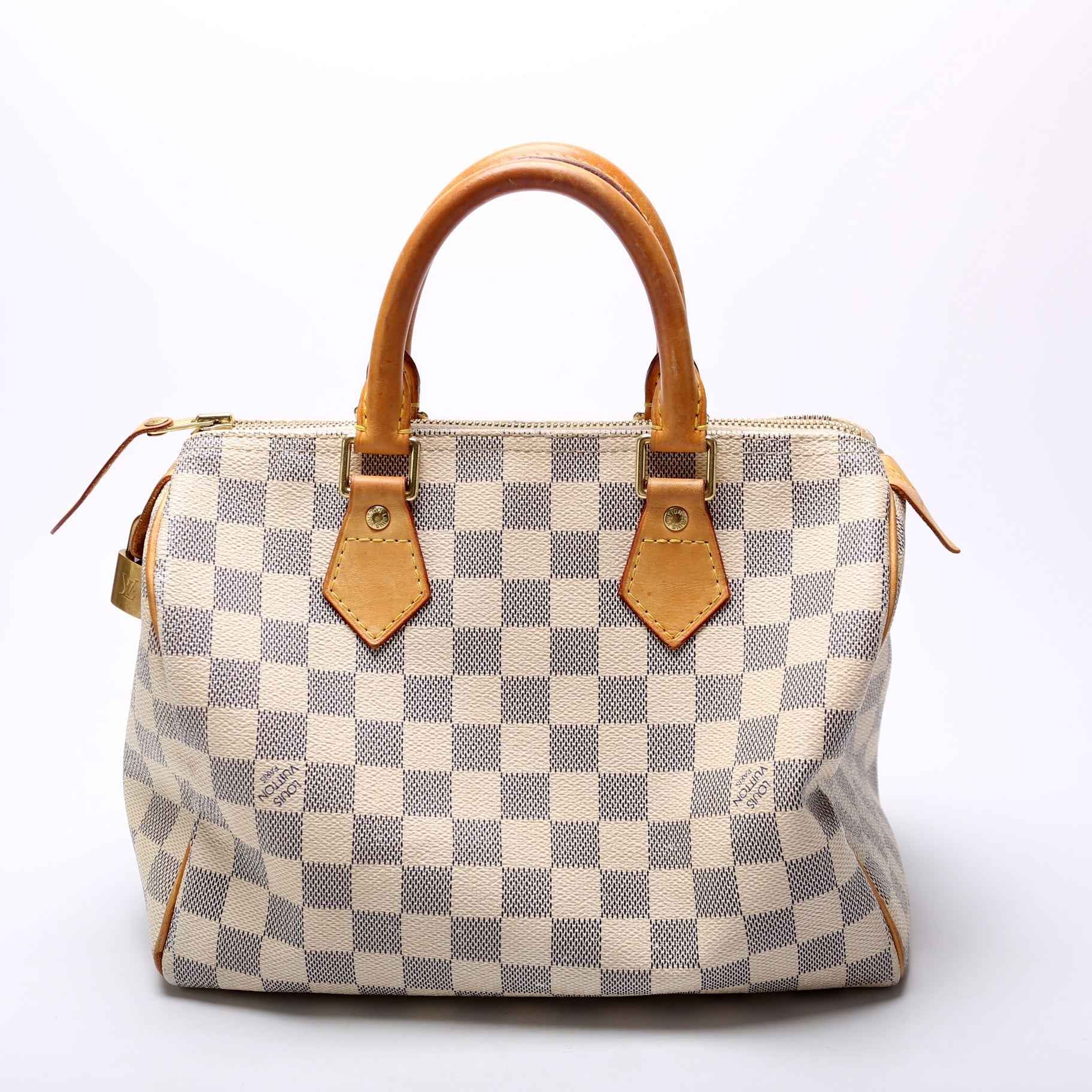 Louis Vuitton Speedy 25 Azur Damier Handbag Azur 3