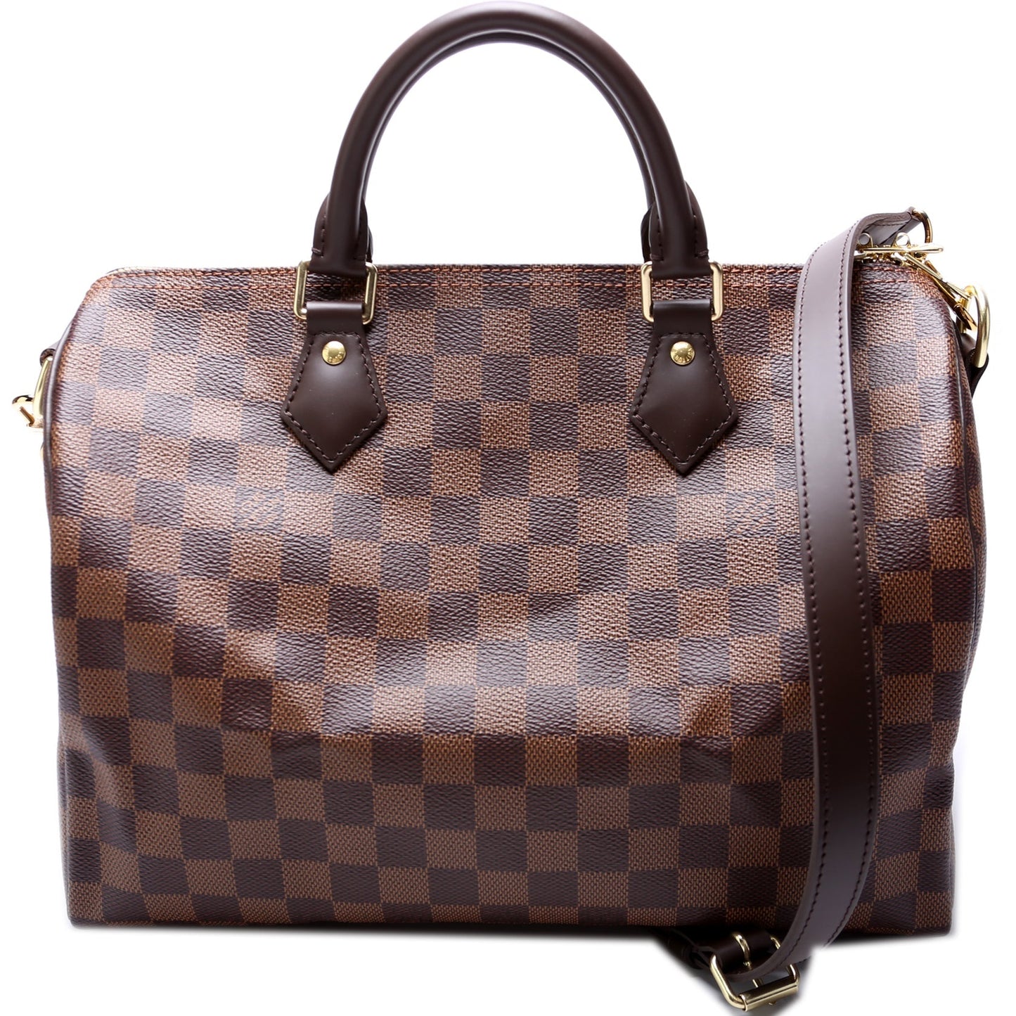 Louis Vuitton Speedy 30 Bandouliere Ebene Damier Handbag Ebene 24