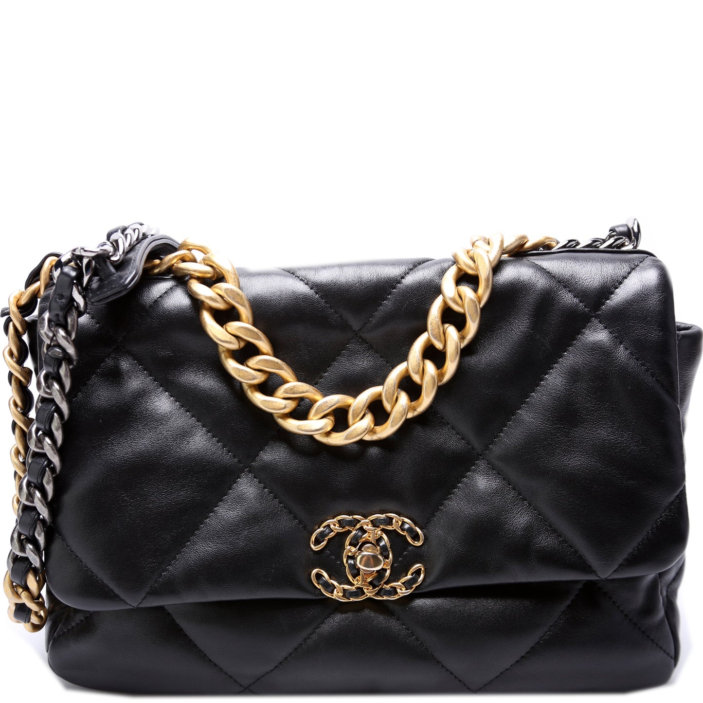 Chanel Quilted Goatskin 19 Flap 30+M Handbag M 1