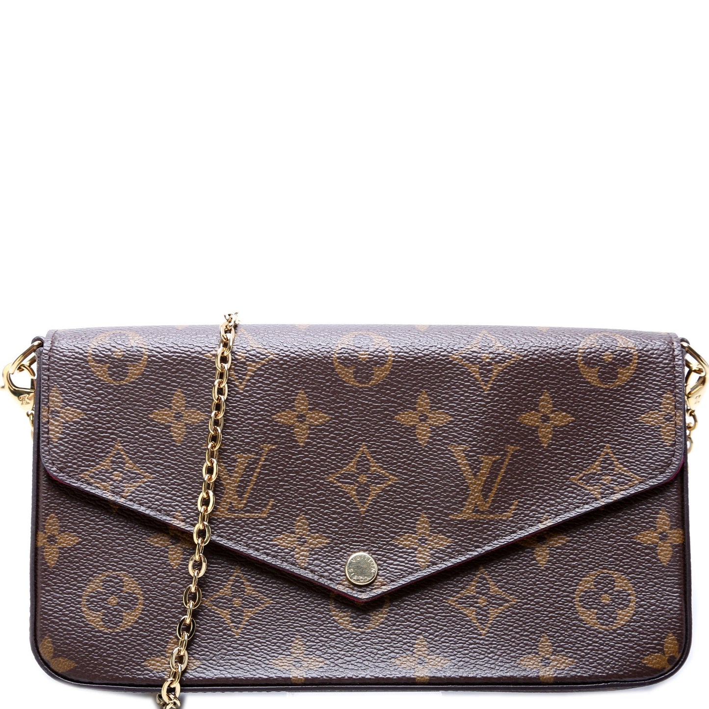 Louis Vuitton Pochette Felicie Monogram Clutch Bag Monogram 34