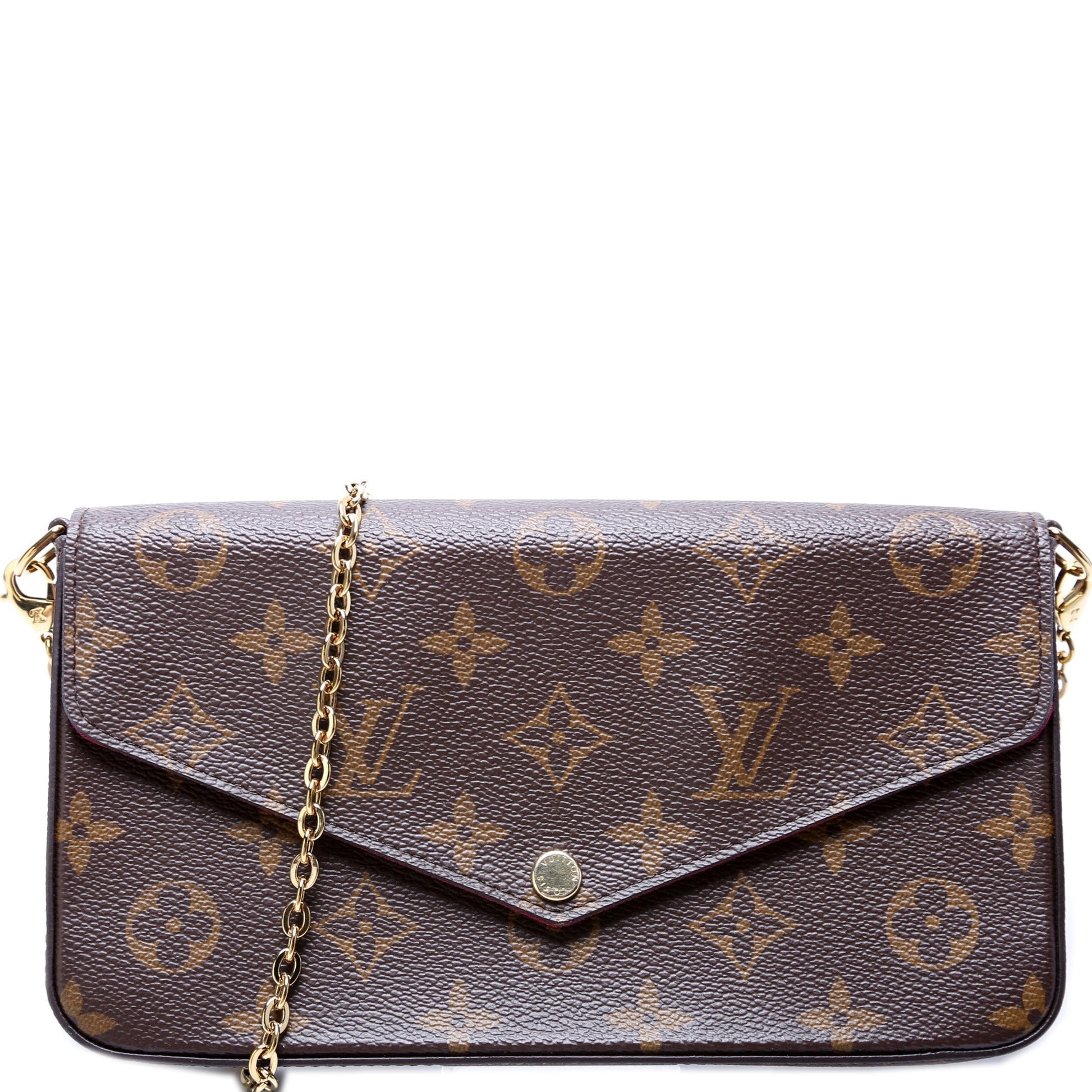 Louis Vuitton Pochette Felicie Monogram Clutch Bag Monogram 34