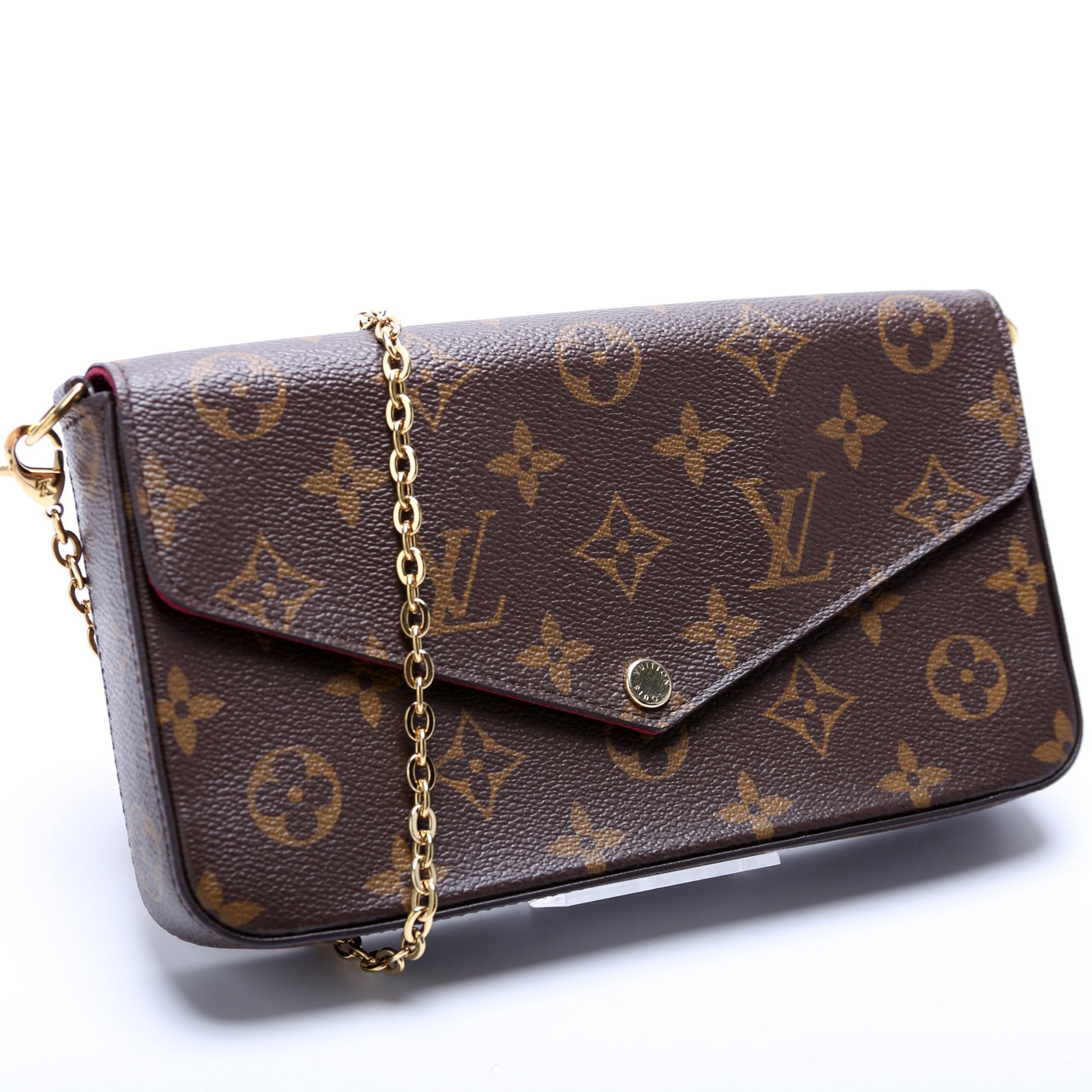 Louis Vuitton Pochette Felicie Monogram Clutch Bag Monogram 34