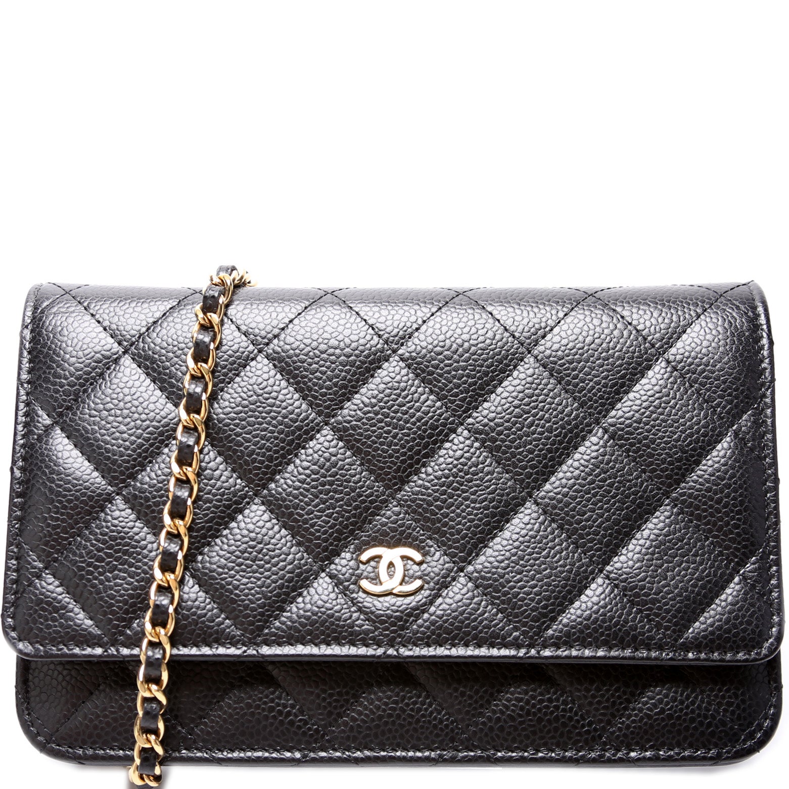 Chanel WOC Classic Quilted Caviar Clutch Bag Caviar 6