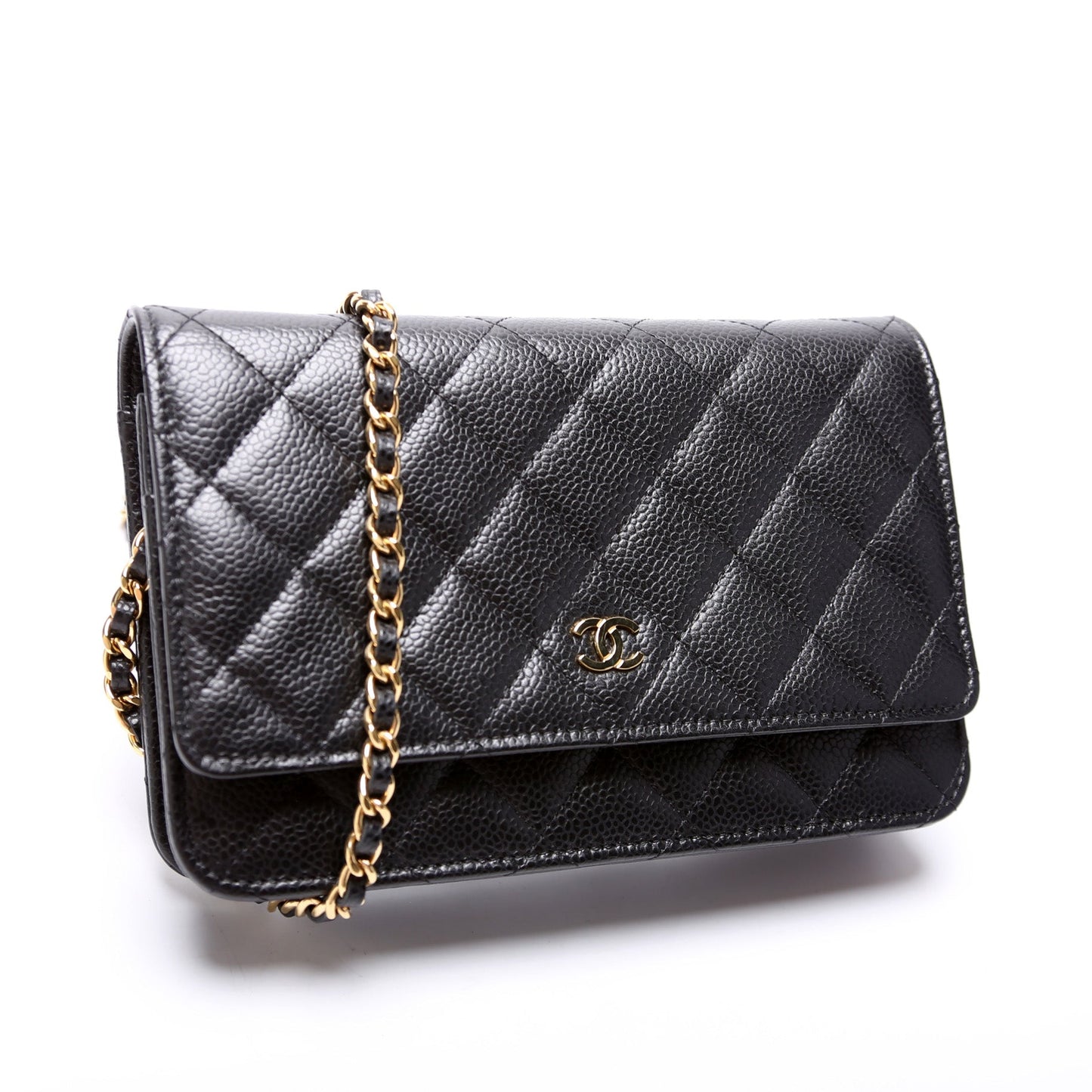 Chanel WOC Classic Quilted Caviar Clutch Bag Caviar 6