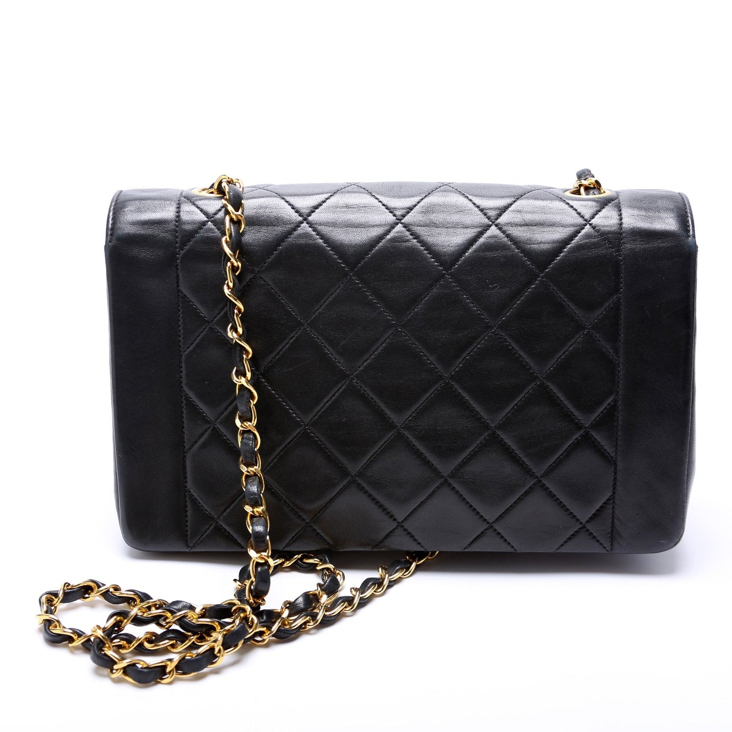 Chanel Geometric Diana Flap Quilted Lambskin 2M Handbag