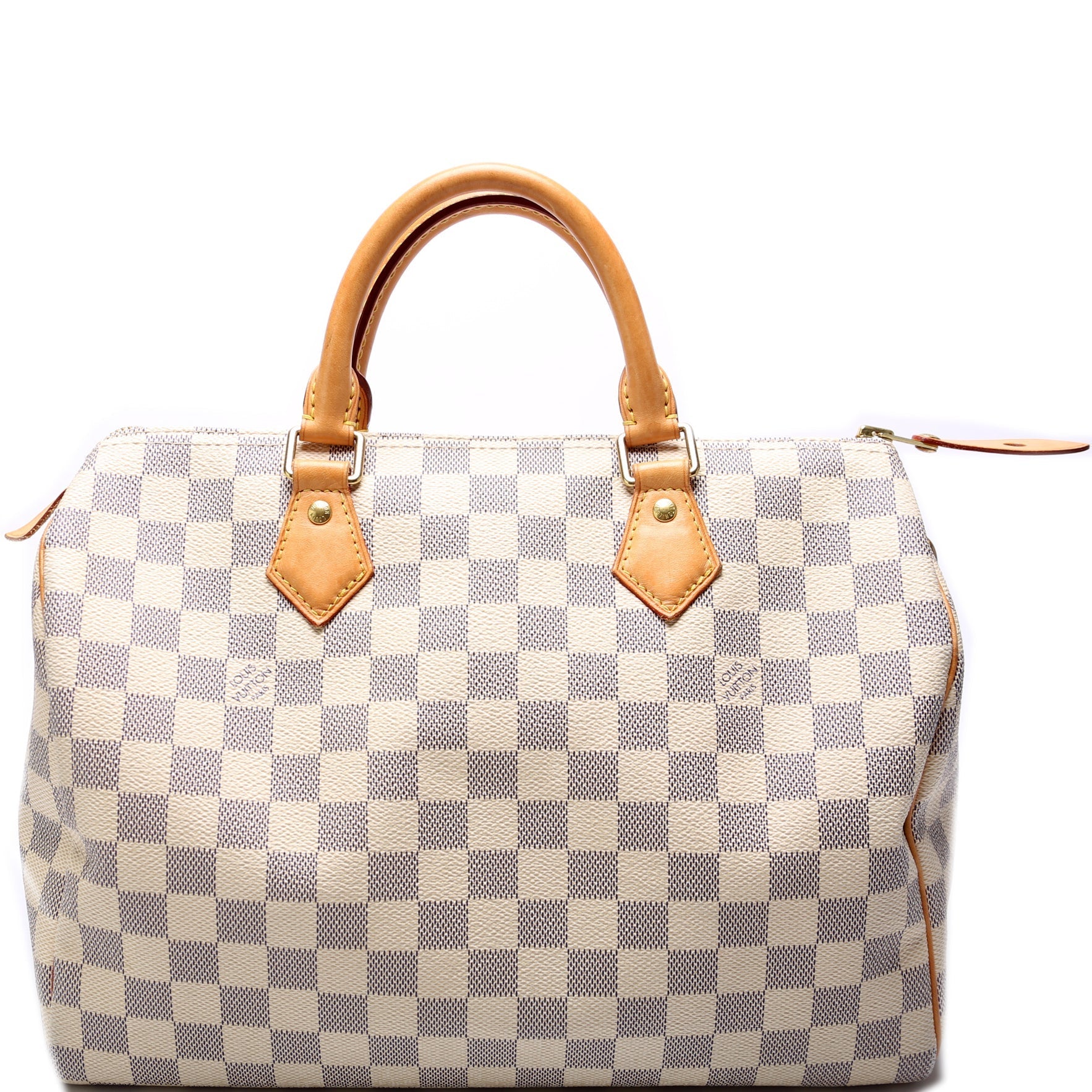 Louis Vuitton Speedy 30 Azur Damier Handbag Azur 16