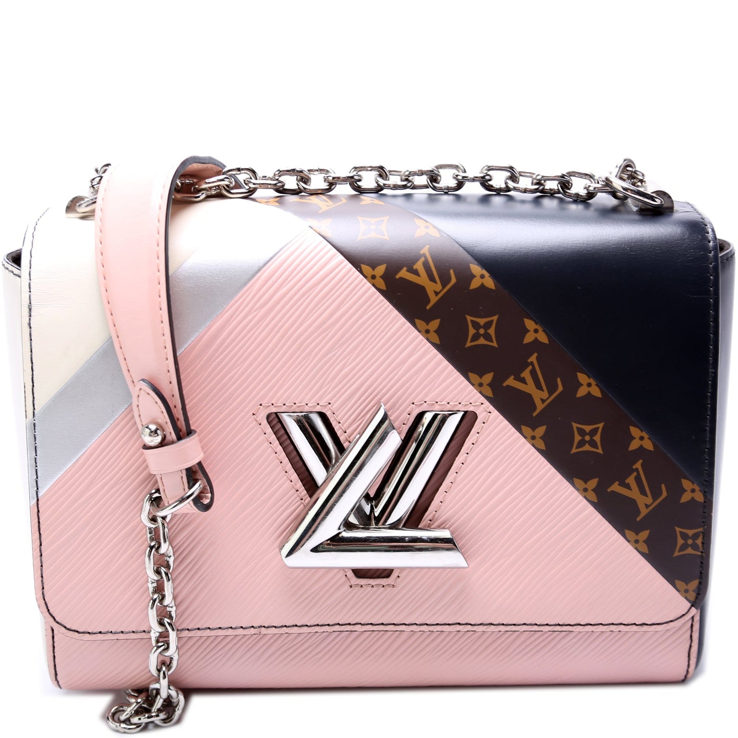 Louis Vuitton Twist Calfskin MM Epi Handbag