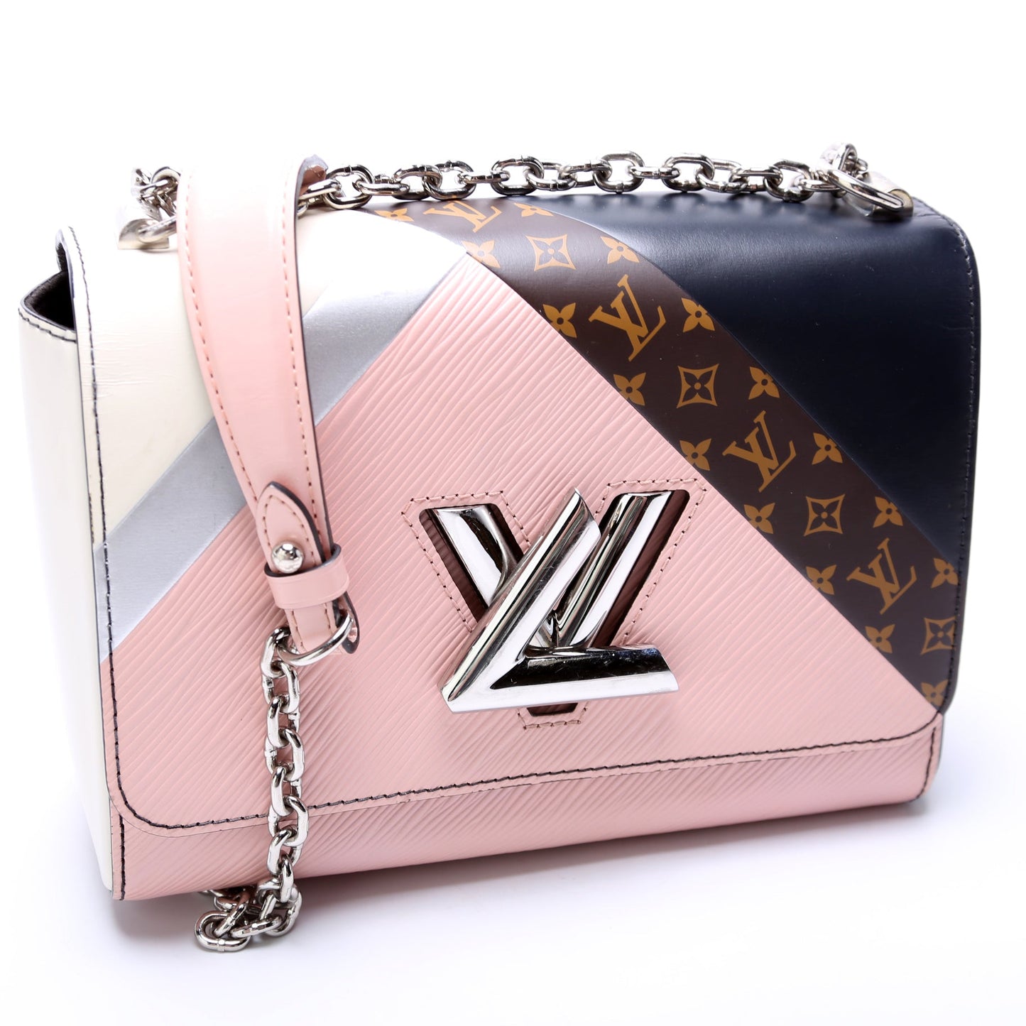 Louis Vuitton Twist Calfskin MM Epi Handbag